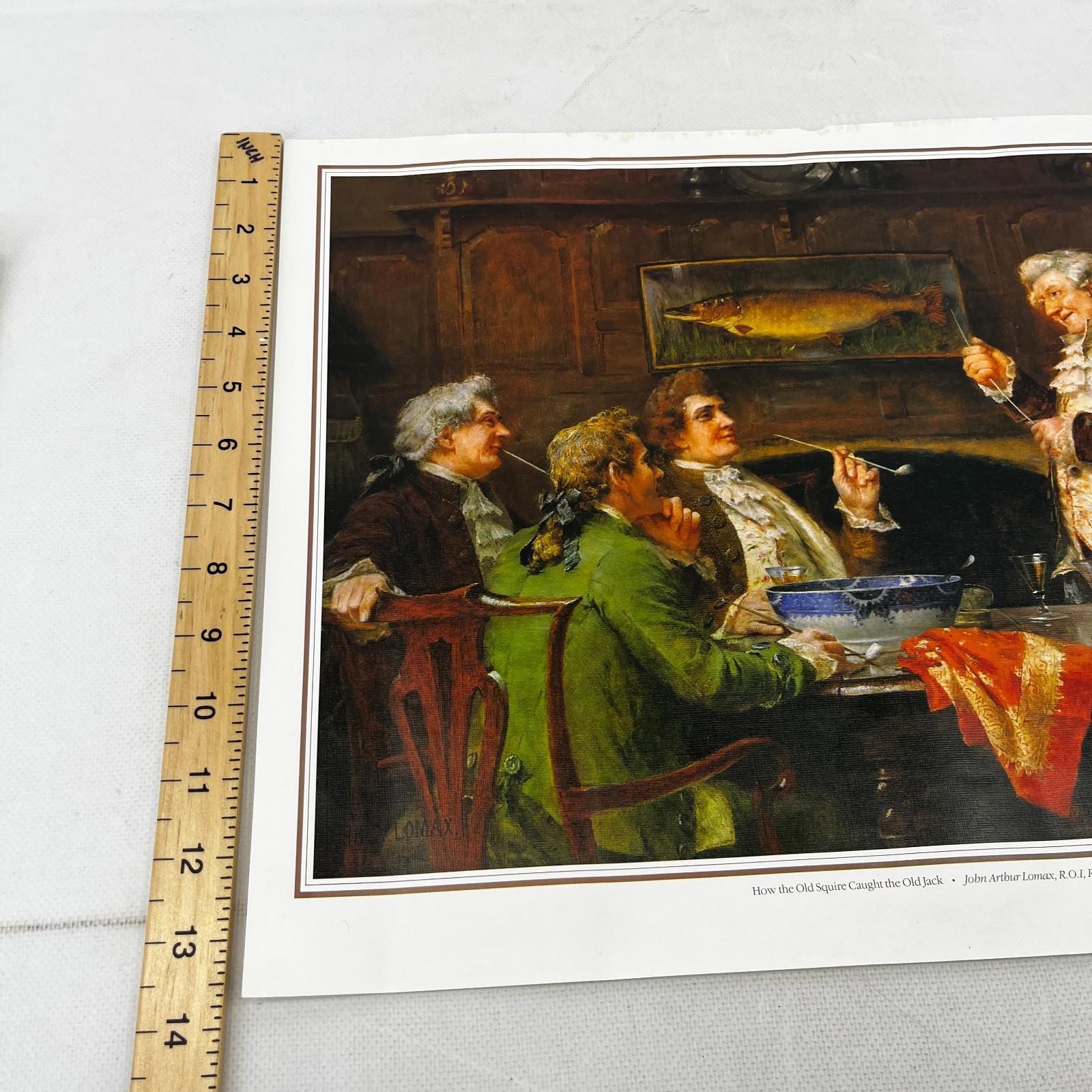 How the Old Squire Caught the Old Jack John Arthur Lomax Textured Print