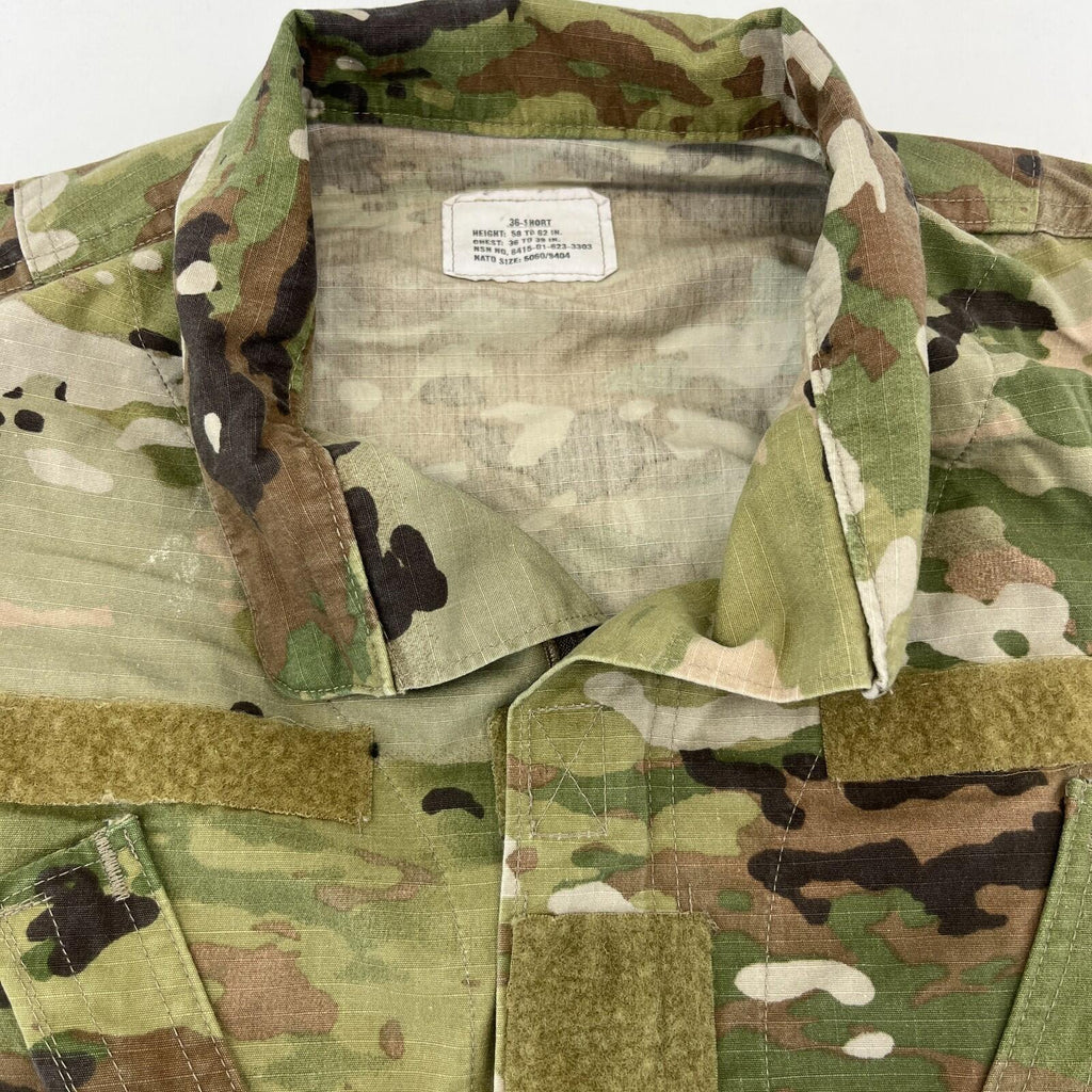 US Army Women's Camo Combat Jacket size 36 Short