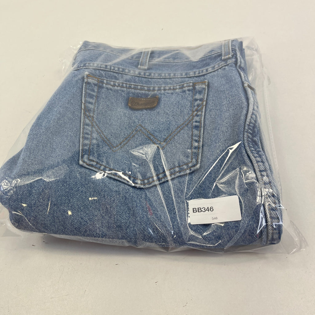 Wrangler Men's Blue Regular Fit Straight Leg Denim Jeans W40" L29"
