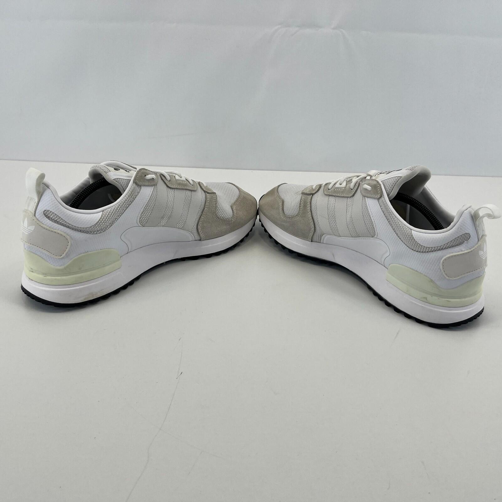 Adidas ZX 700 HD Trainers UK Men's size 12 White Mesh Running Shoes Gym Casual