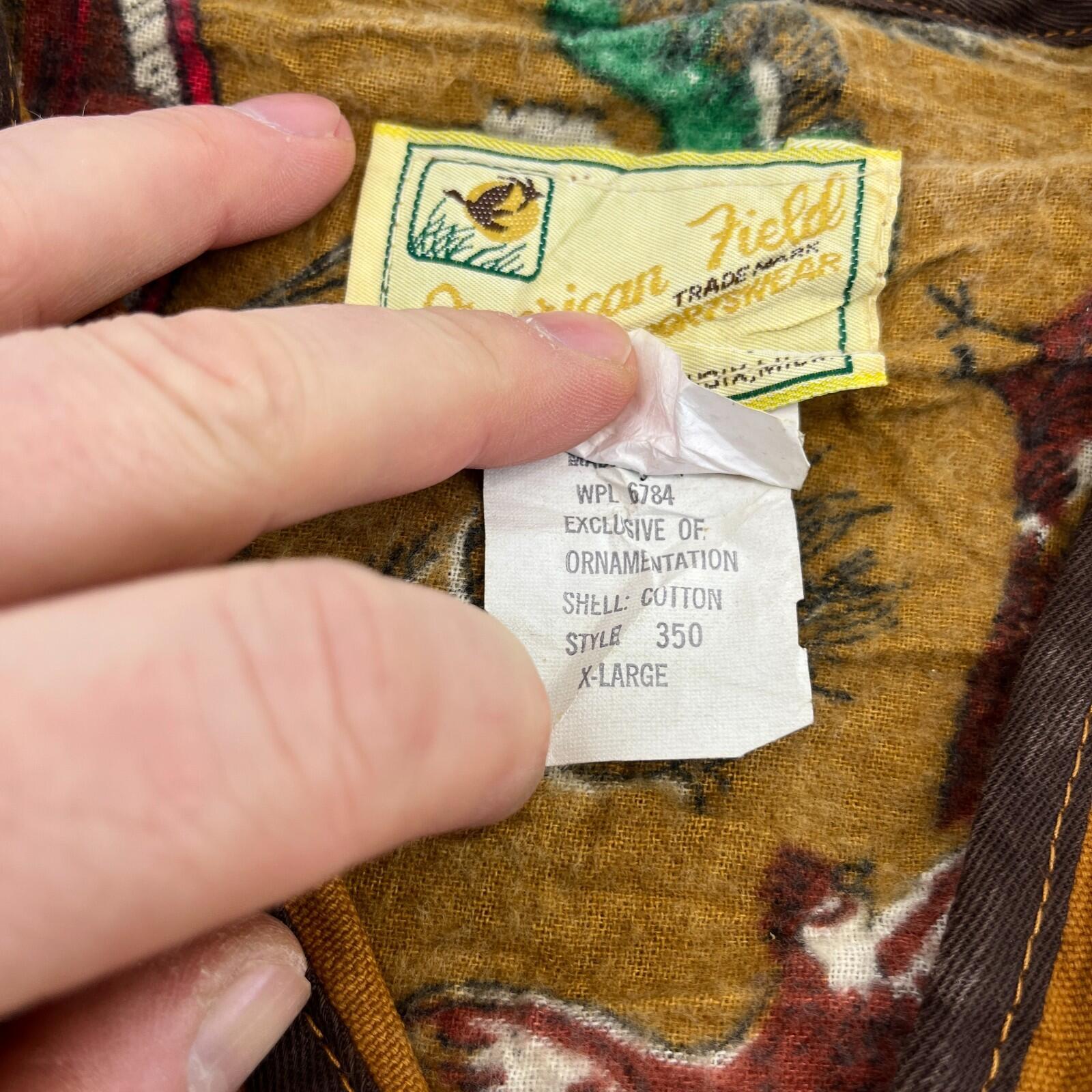 American Field Shooting Vest Gilet with Cartridge Slots XL Field Outdoor Hunting