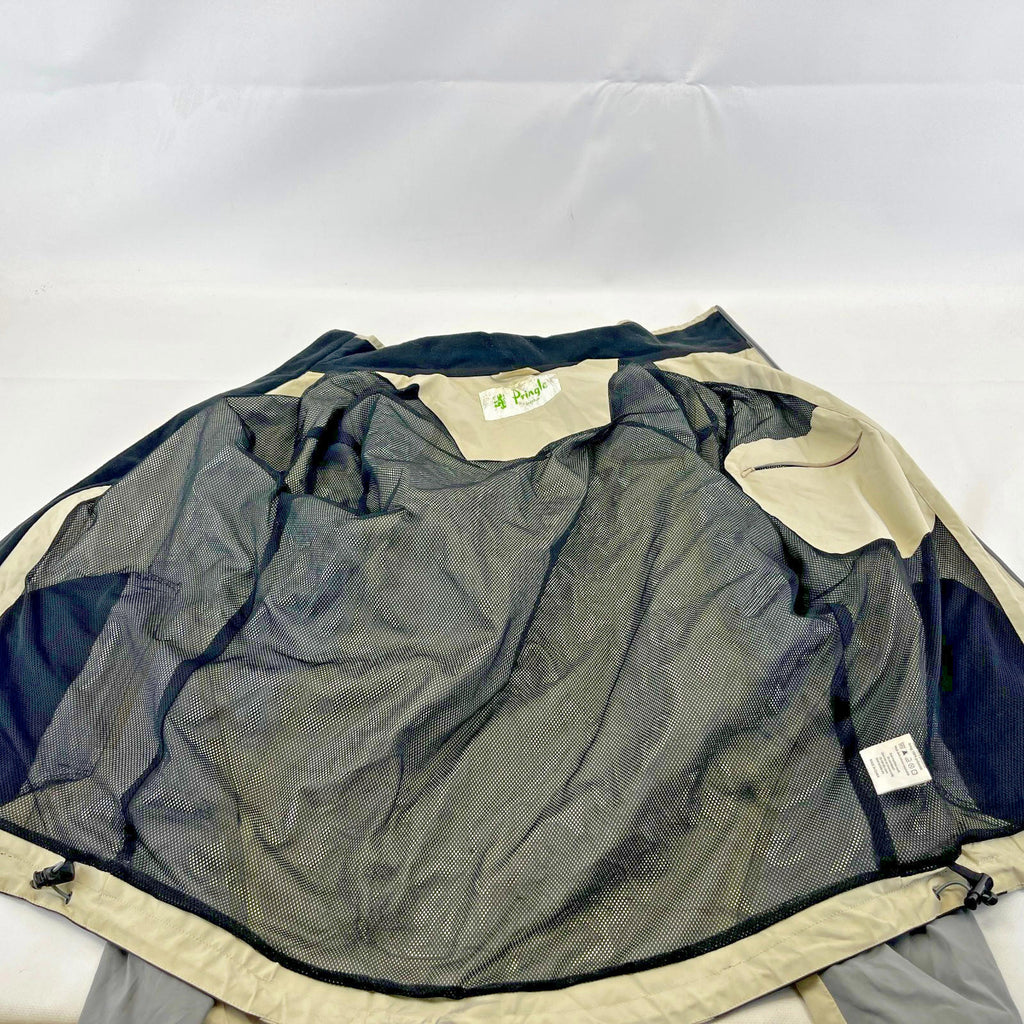 Pringle Aengus Full Zip Golf Jacket size XL Light Beige