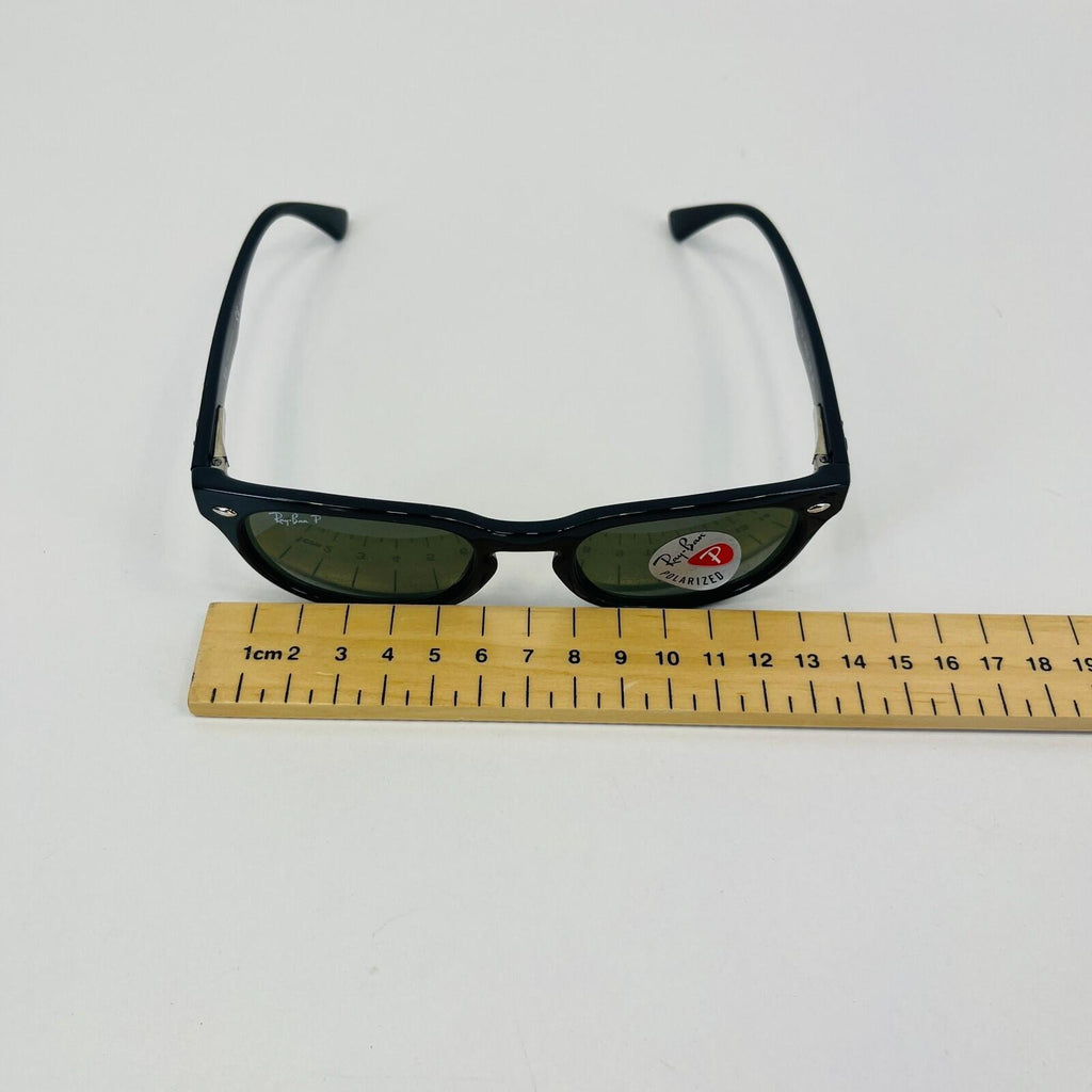 Ray-Ban RB4140 601/58 49020 Polarized Black Sunglasses Crystal Green 49mm Lenses