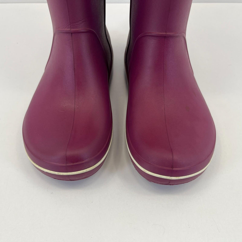 Crocs Women's Crocband Jaunt Wellies in Purple Festival Rain Tall Boots size 7
