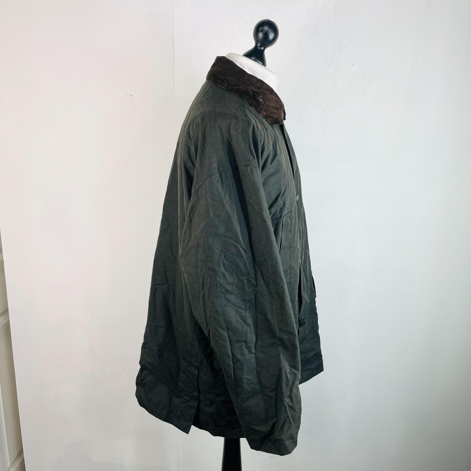 Crane Wax Jacket in Black Waxed Cotton size Large