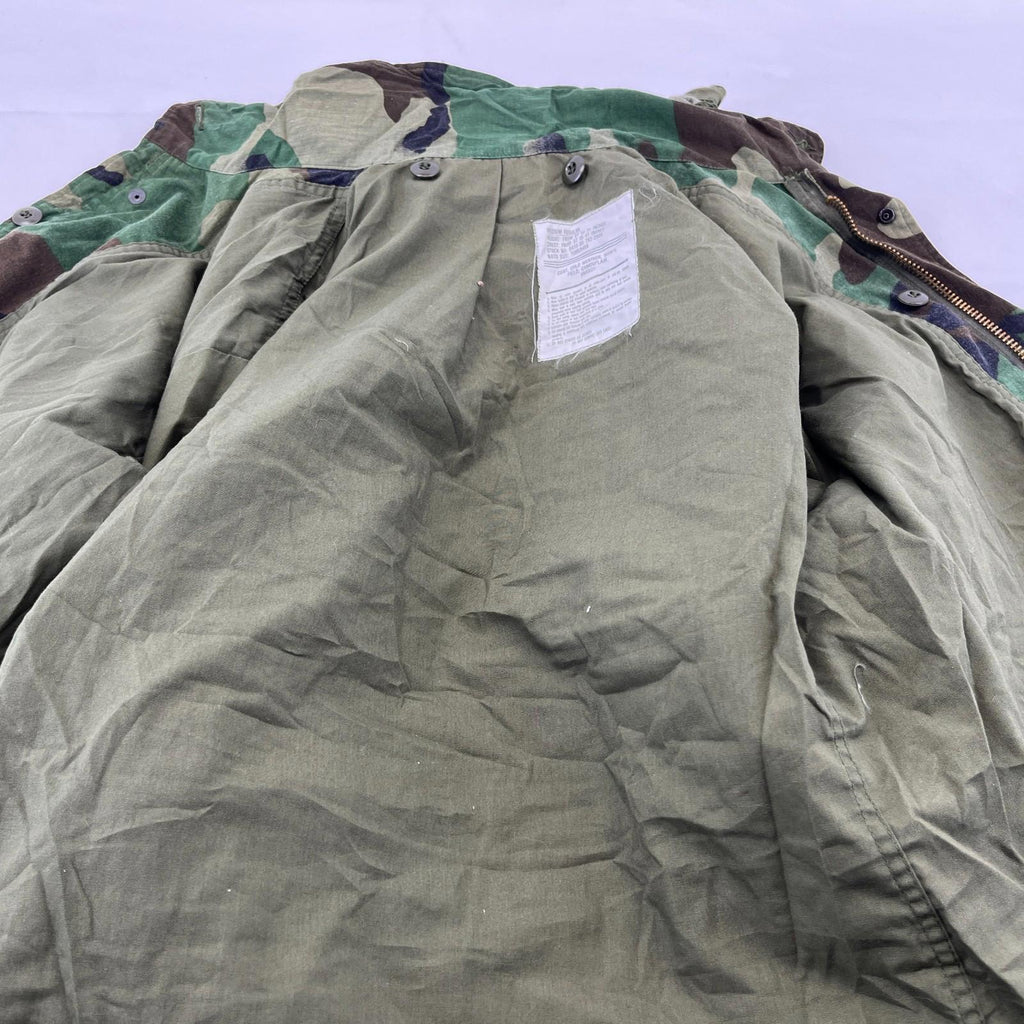 Vintage Issued US Military M65 Jacket Field Camouflage Medium Regular See Detail