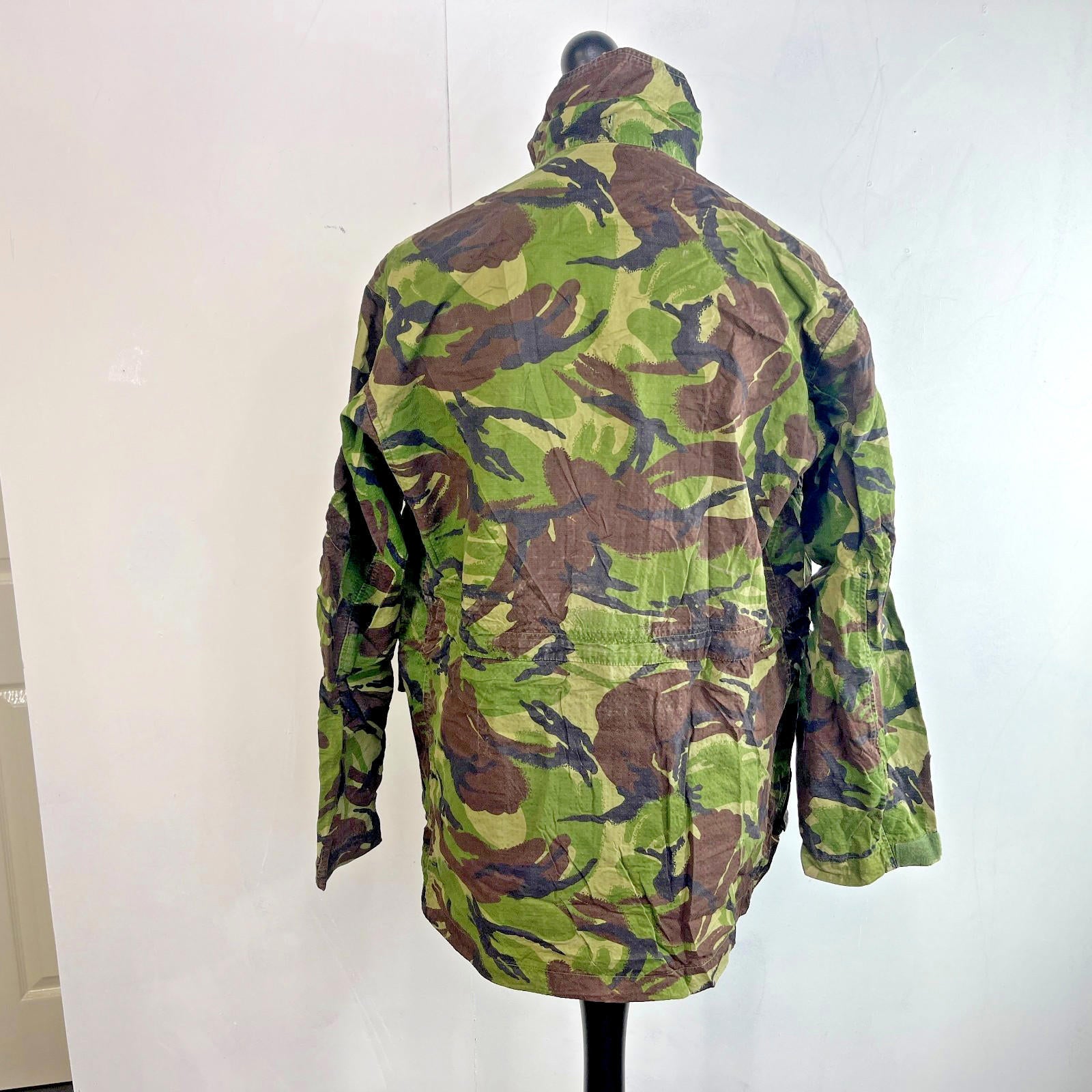British Army Jacket DPM Woodland Camouflage Ripstop Field Coat Smock size 170/96