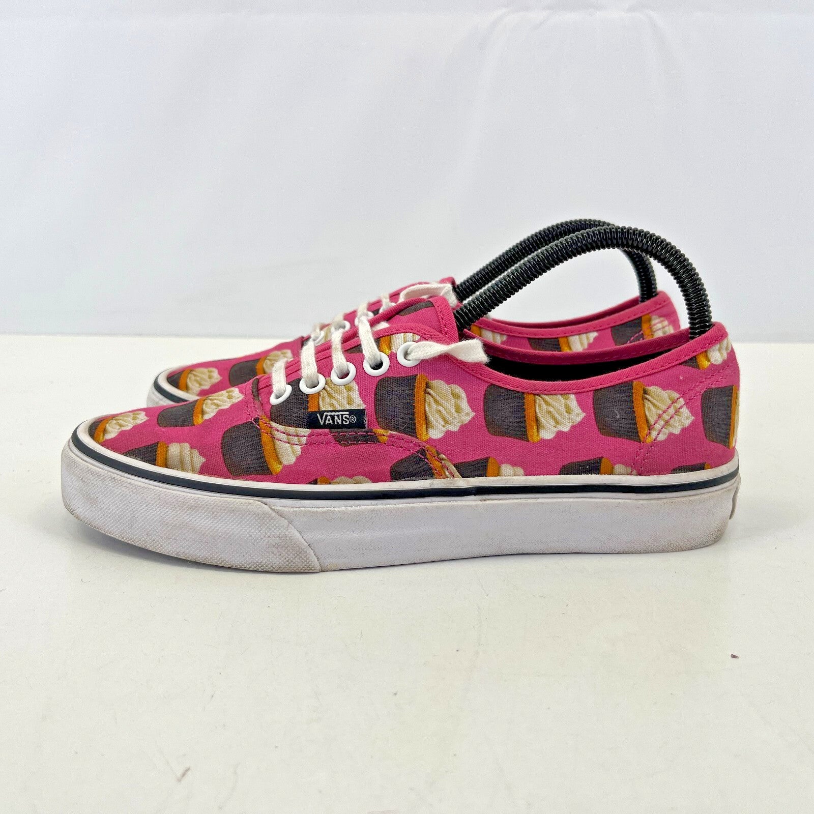 Rare Vans Off the Wall Pink Cupcake Trainers Shoes size UK 6 EU 39