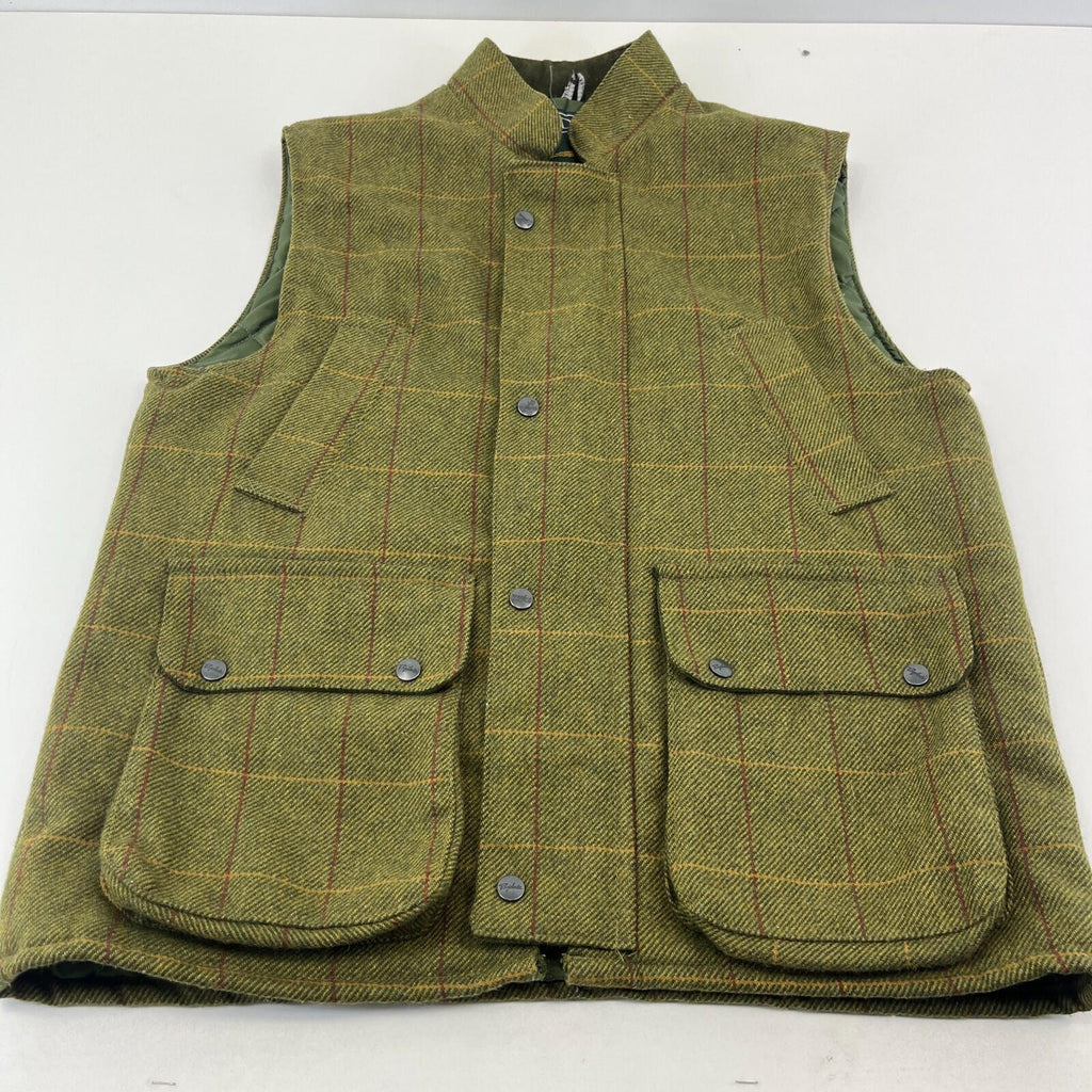 Rydale Country Gilet Mens size M Green Full Zip Sleeveless Jacket Vest Padded