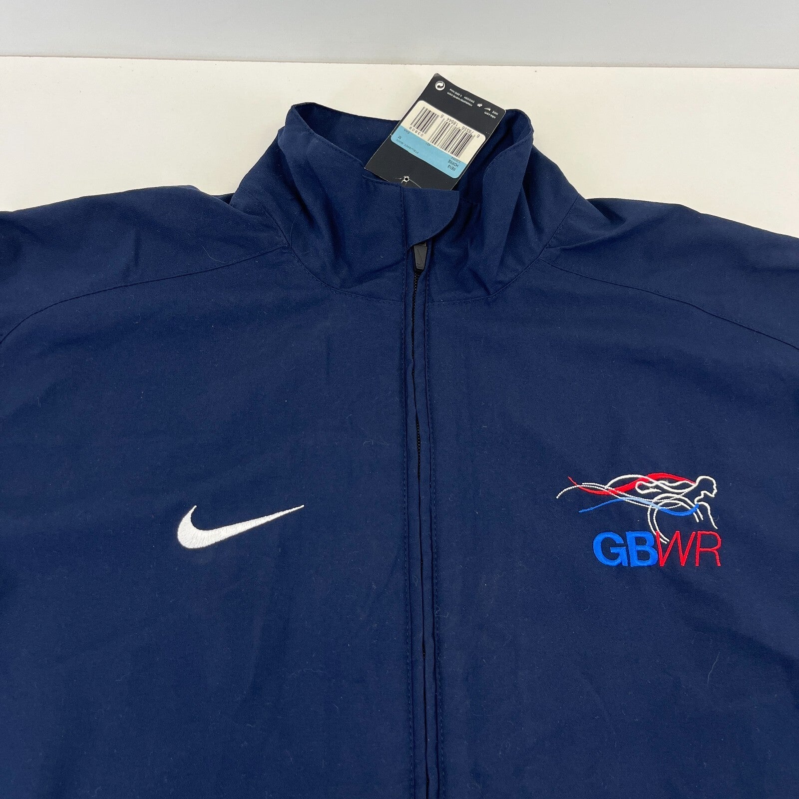 Nike Wheelchair Rugby Training Track Jacket Blue/White size Medium