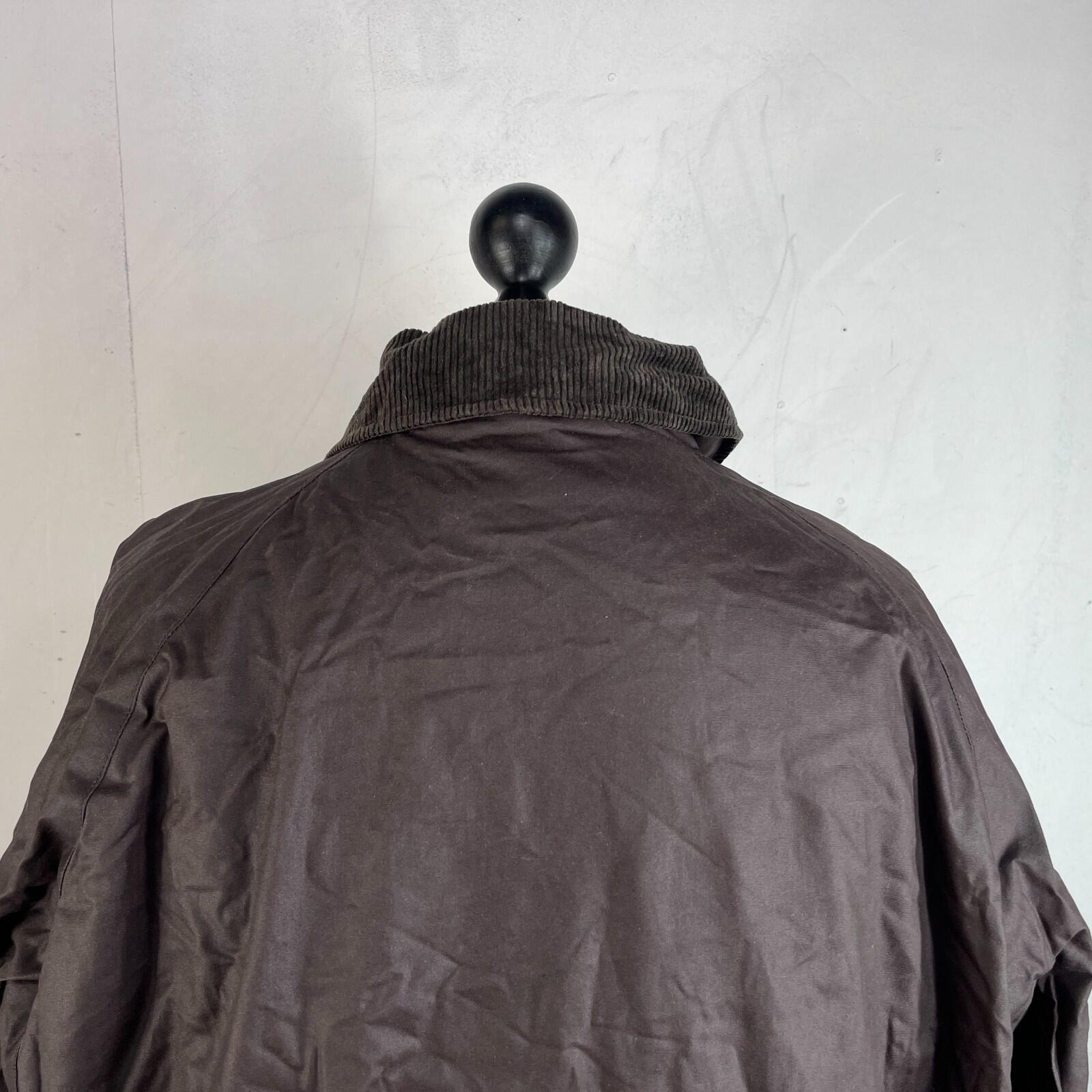 McPercy Harbour Mens Premium Wax Hunting/Farming Jacket in Brown size Large