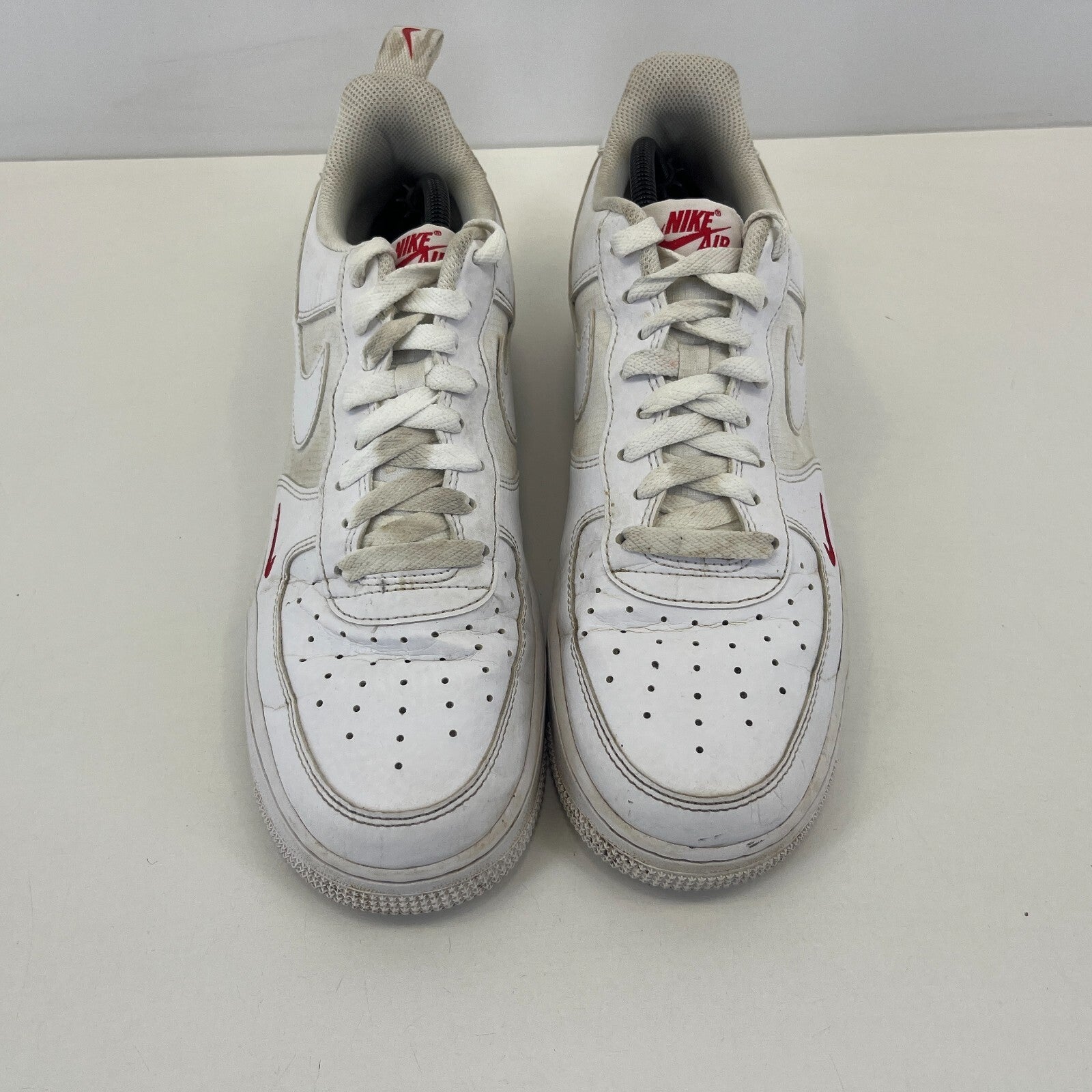 Nike Air Force 1 Low White Red AF1 size UK 9 EU 44
