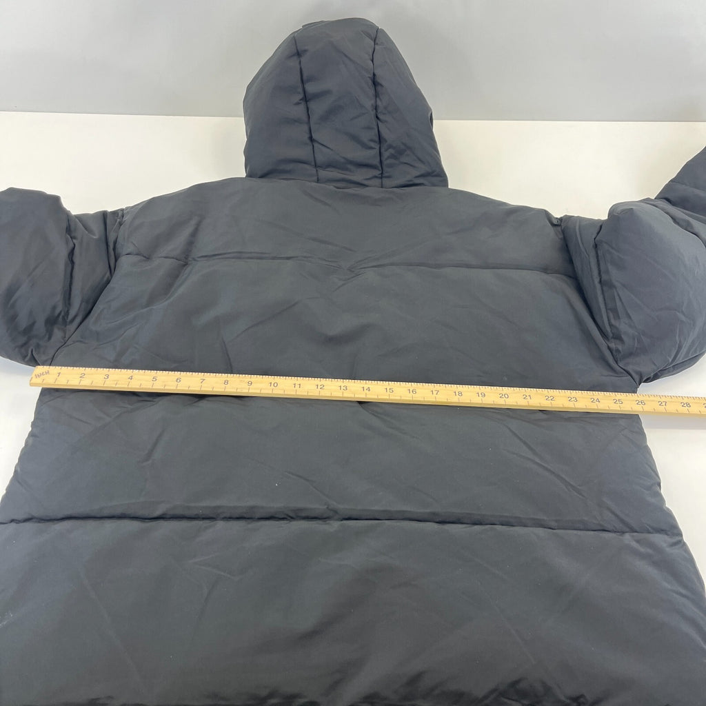 Ellesse Womens Hooded Quilted Padded Puffer Jacket in Black UK 16 - Near Mint
