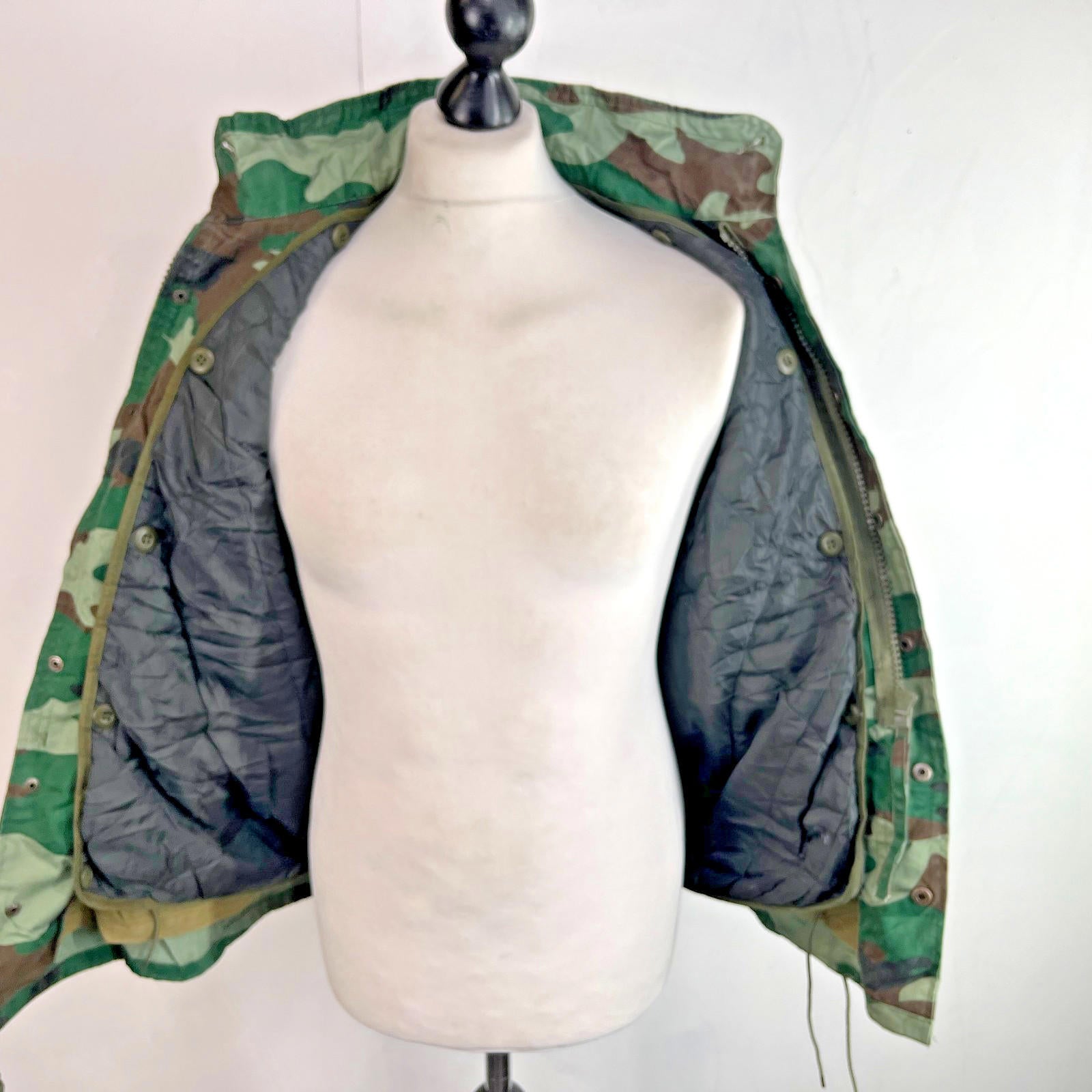 US M65 Kids Field Camo Jacket Children's size XXL with Liner & Hood