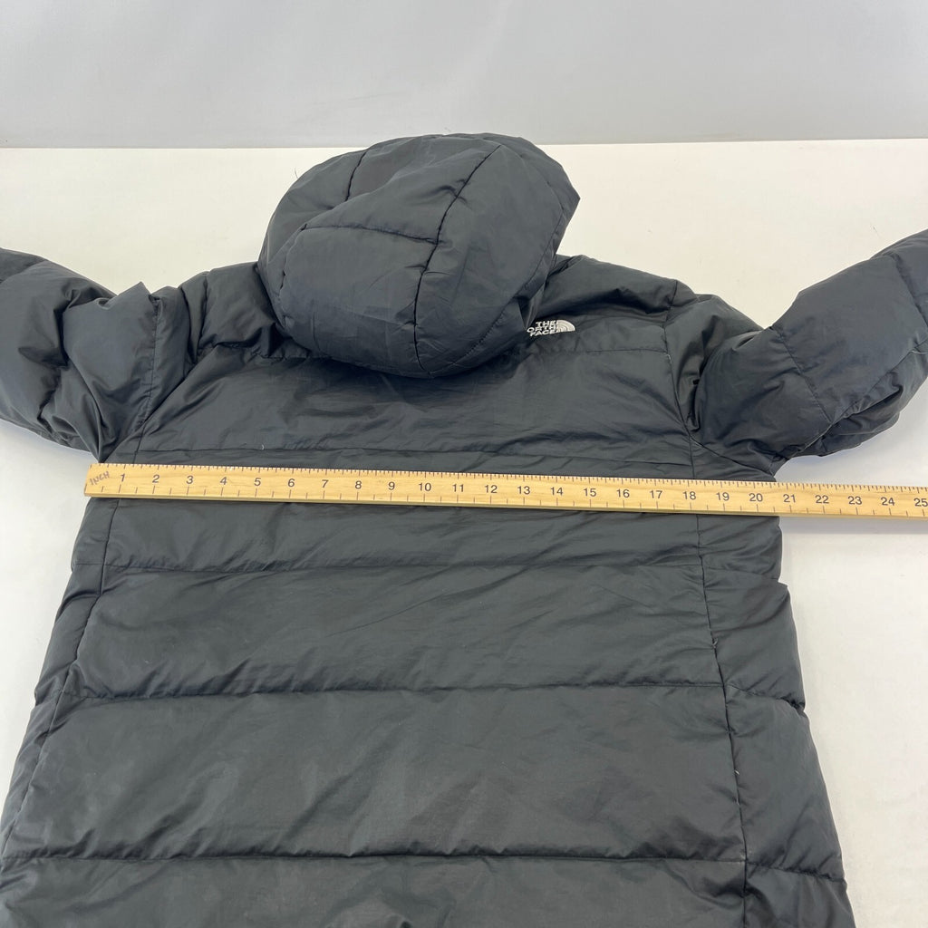 The North Face 550 Down Filled Padded Puffer Jacket in Black Youth Junior XL