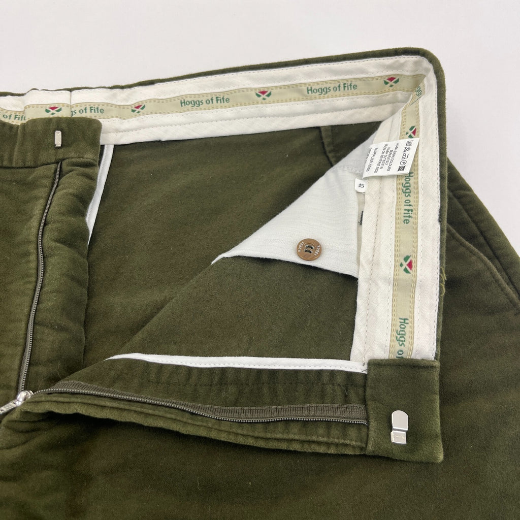 Hoggs Of Fife Breeks Mens W42" Green Olive Hunting Shooting Plus Fours Moleskin