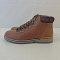 M&S Men's Leather Hiking Ankle Boots in Brown Waterproof Shock Resilient size 7