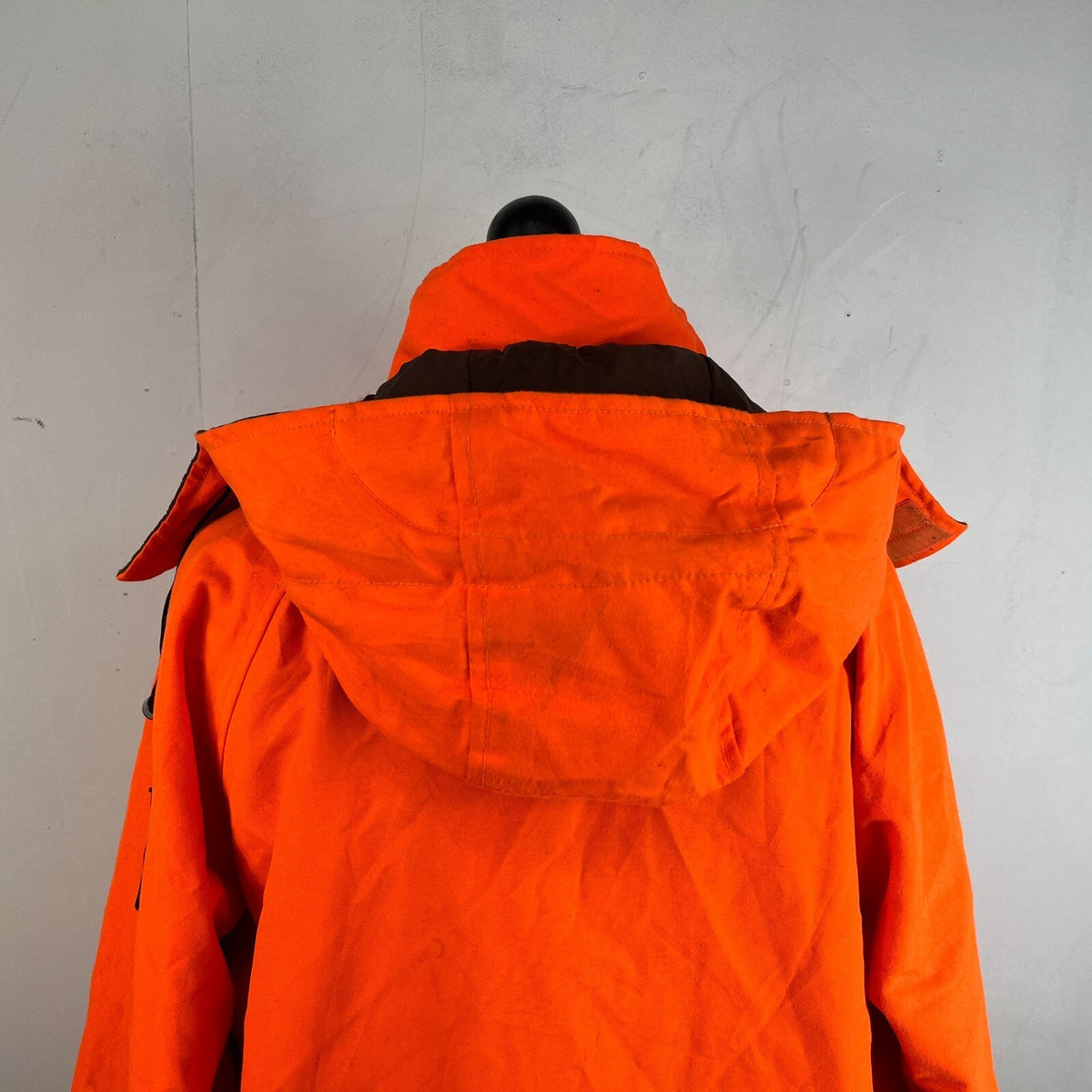 Remington Men's Jacket Coat Fluorescent Orange Waterproof Nylon Shooting Parka L