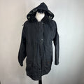 Oxford Blue Women's Wax Jacket size Large Black Country Coat Made in England
