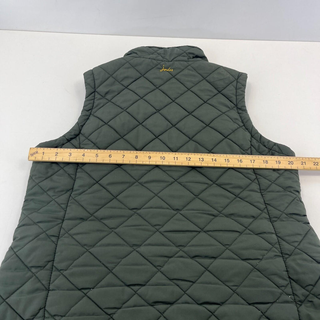 Joules Minx Women's Lightweight Padded Gilet / Body Warmer Dark Green UK size 16