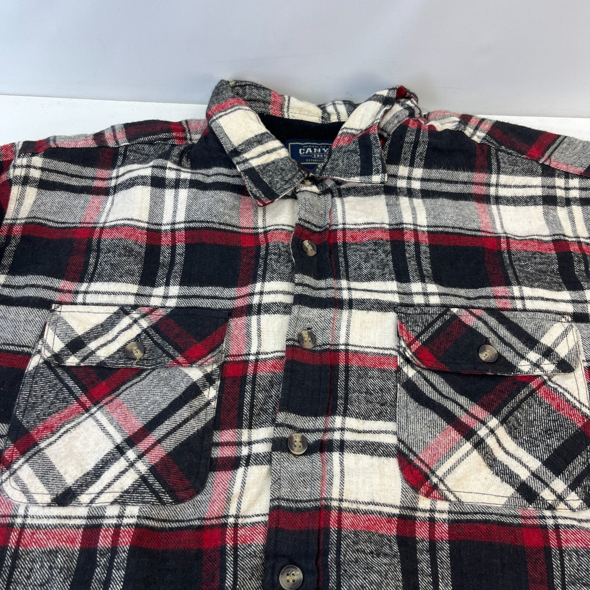 Canyon Creek Insulated Microfleece Lined Lumberjack Shacket Shirt Jacket 2XL