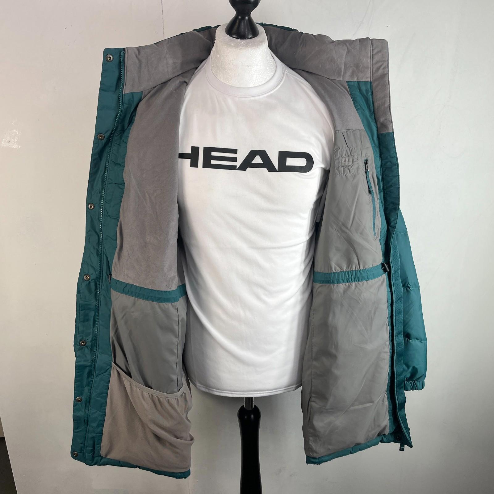 L L Bean Puffer Coat Women's Size 3XL (18) Green Hooded Goose Down Insulated