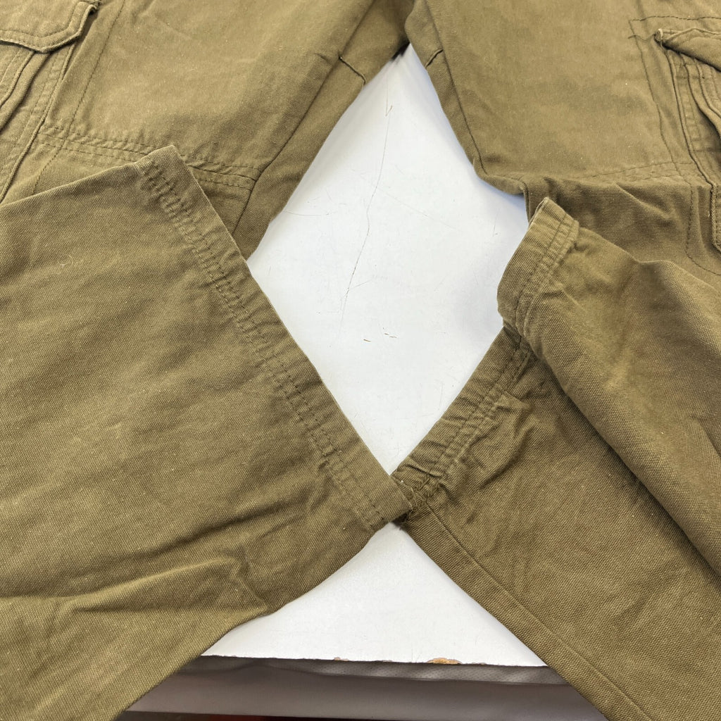 Kam Jeans Men's Cargo Pants Trousers Khaki Brown W48" L32"
