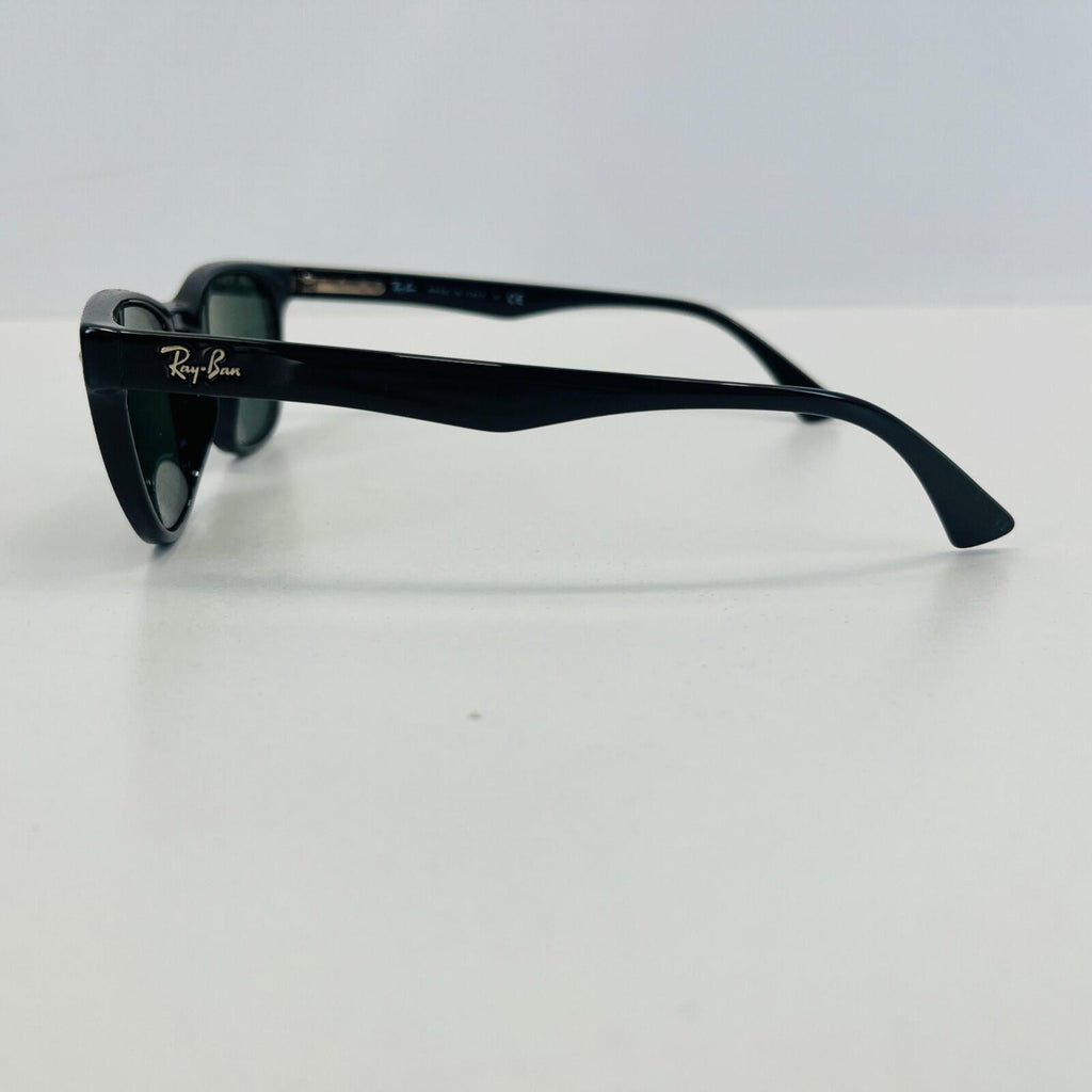 Ray-Ban Sunglasses RB4140 601 49-20 145 3N Black w/ Green 49mm Lenses - New
