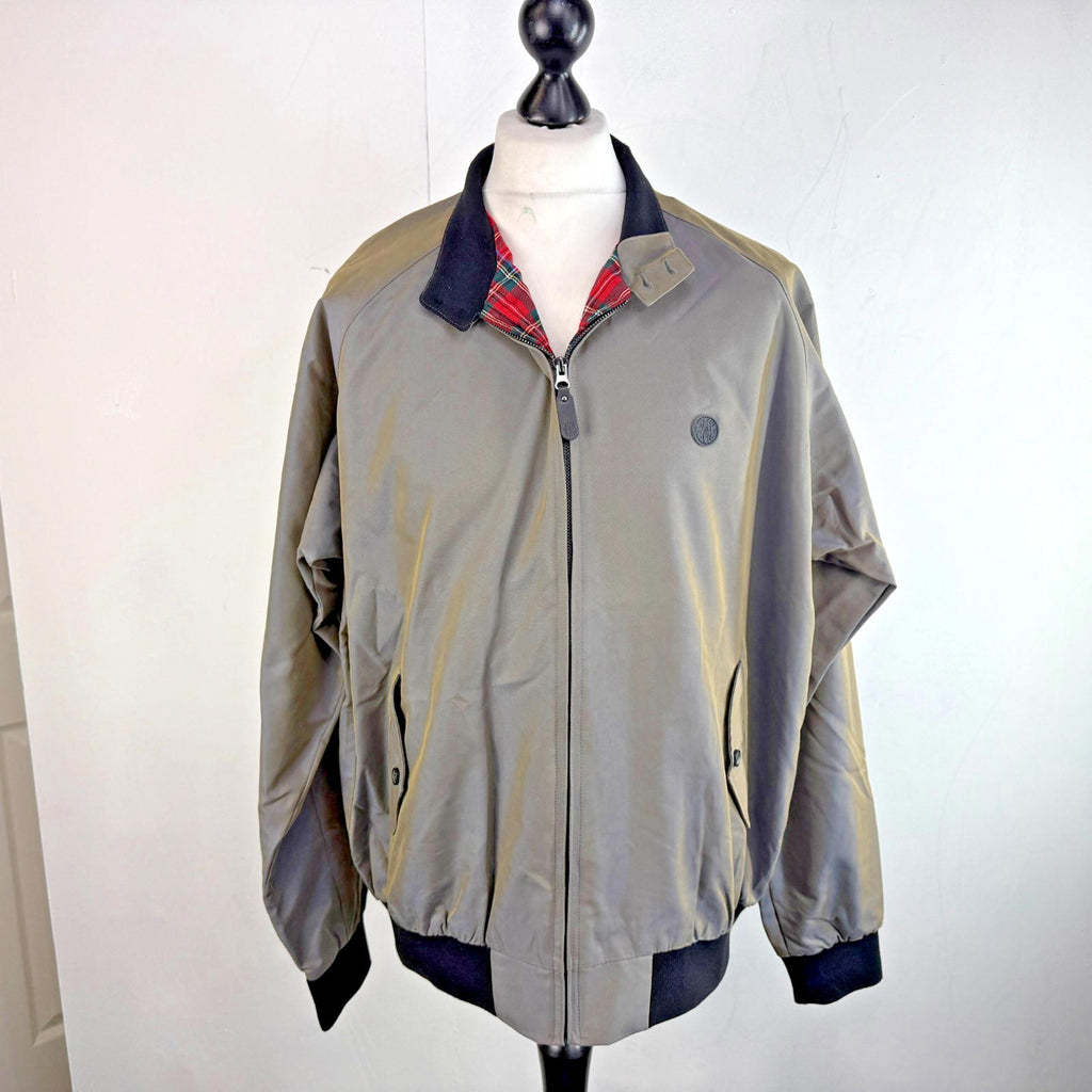 Ska & Soul Harrington Bomber Jacket Storm Grey Mens 3XL Reggae Skinhead Mod