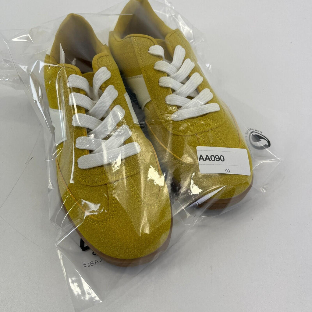 Peacocks Women's Comfort Trainers in Mustard Yellow size UK 4  EU 37 - New