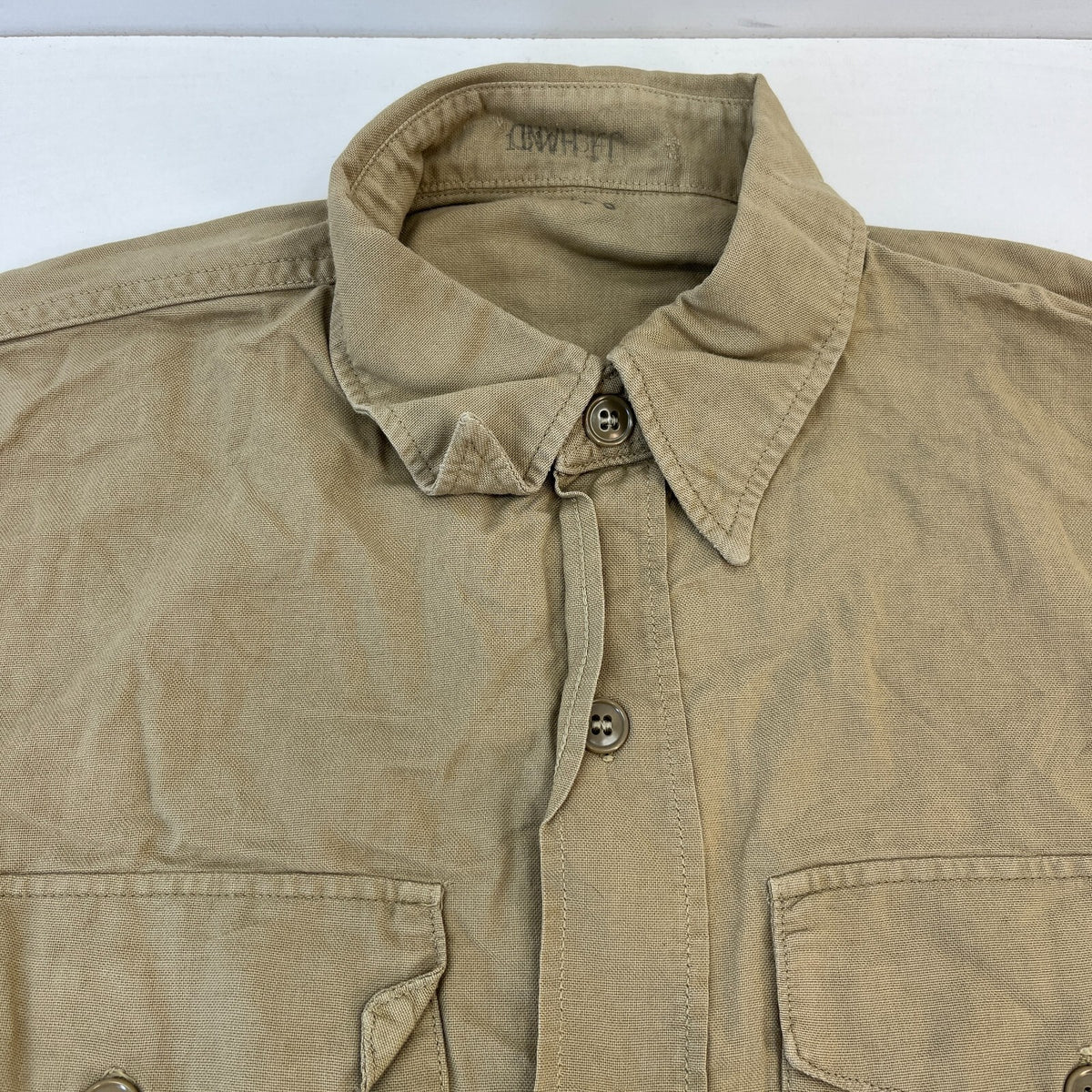 Vintage US Marines USMC Heavy Twill Workwear Shirt Long Sleeve Military size M