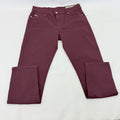 Diesel D Roisin Denim Jeans Slim Stretch Burgundy Red Womens Waist 31" - Leg 30"