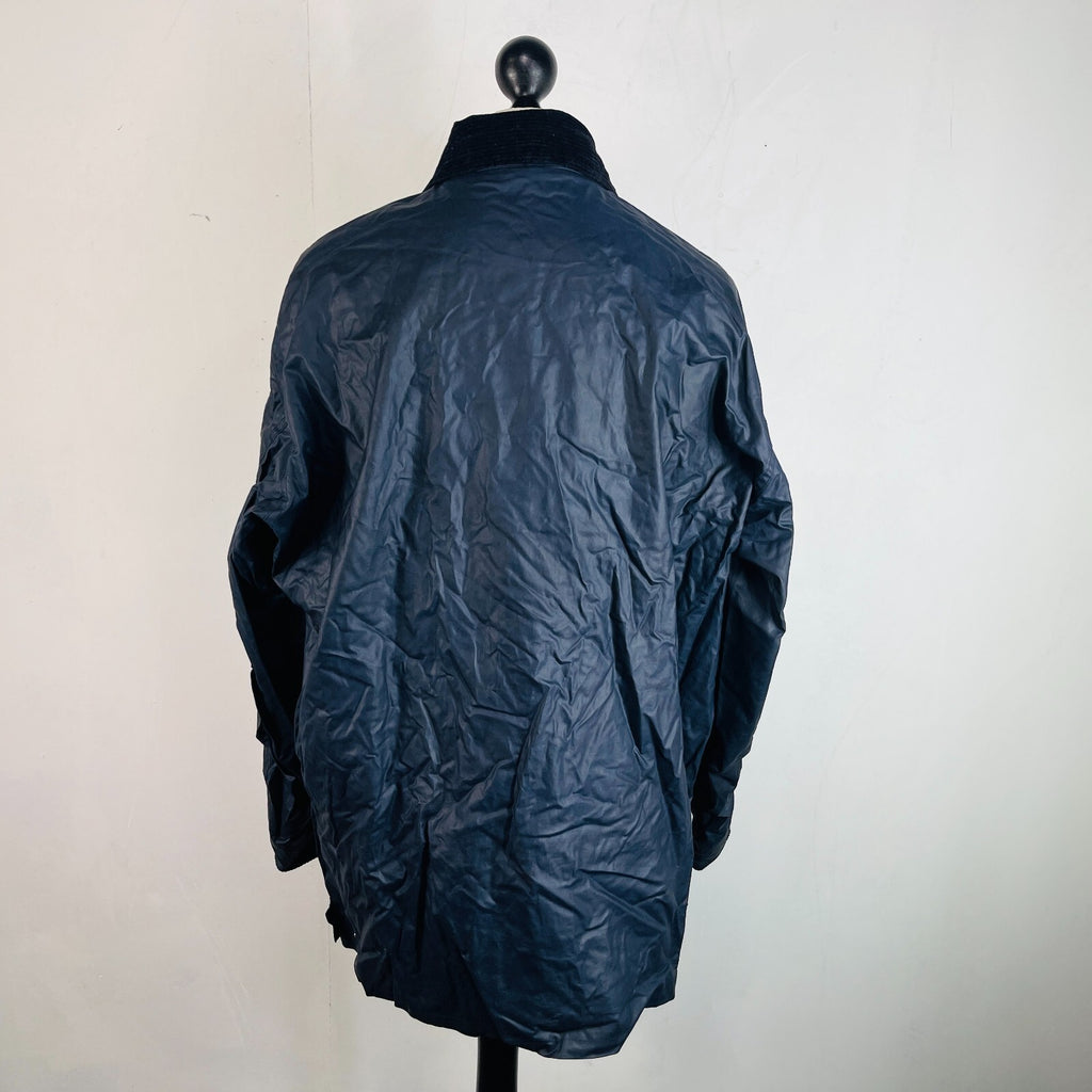 Glengreen Made in England Wax Jacket in Black size Large