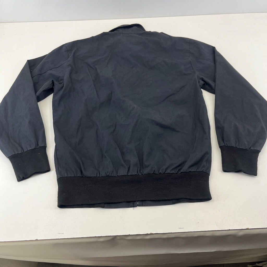 US Army JROTC Bomber Jacket size US XS UK Medium Black with Collar & Epaulettes