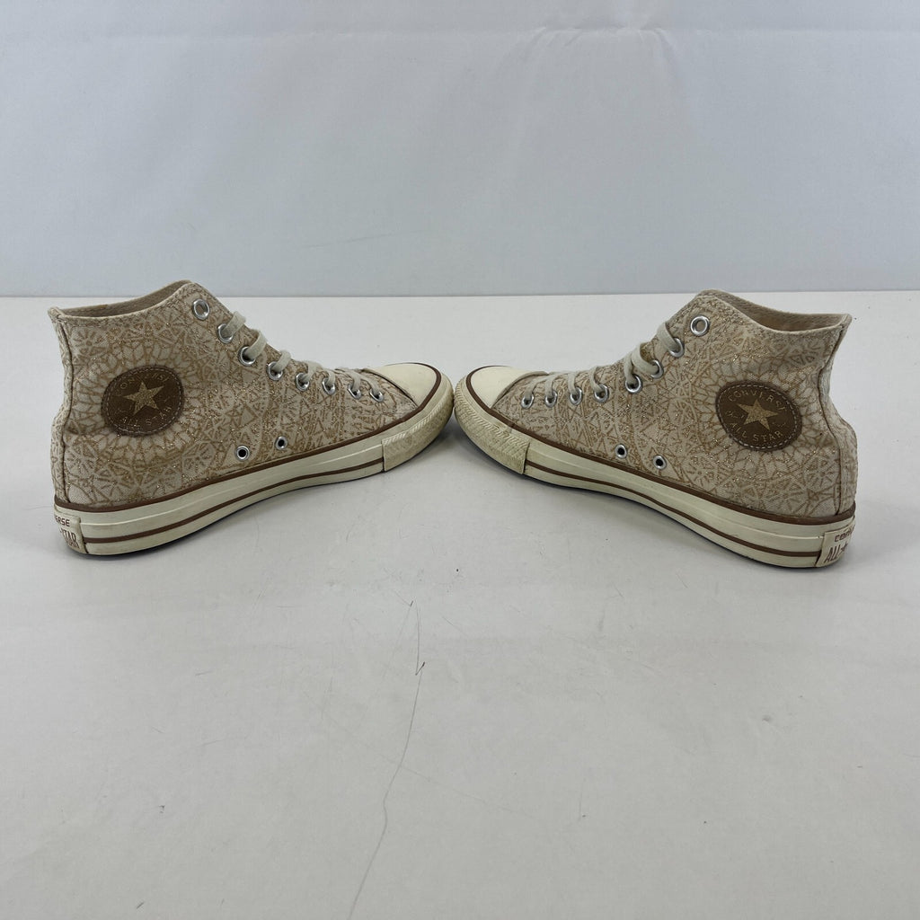 Converse Chuck Taylor All Star High Top Gold Embroidered Women's size UK 7 EU 40