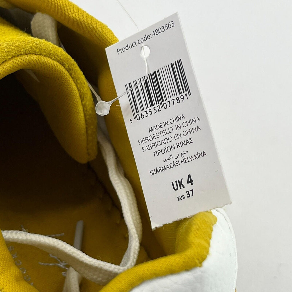 Peacocks Women's Comfort Trainers in Mustard Yellow size UK 4  EU 37 - New