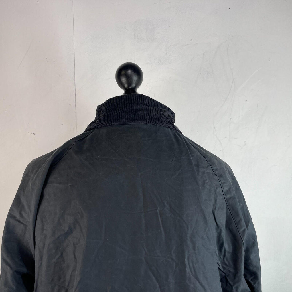 RAF Coats Wax Jacket in Black Mens size M Country Field Coat