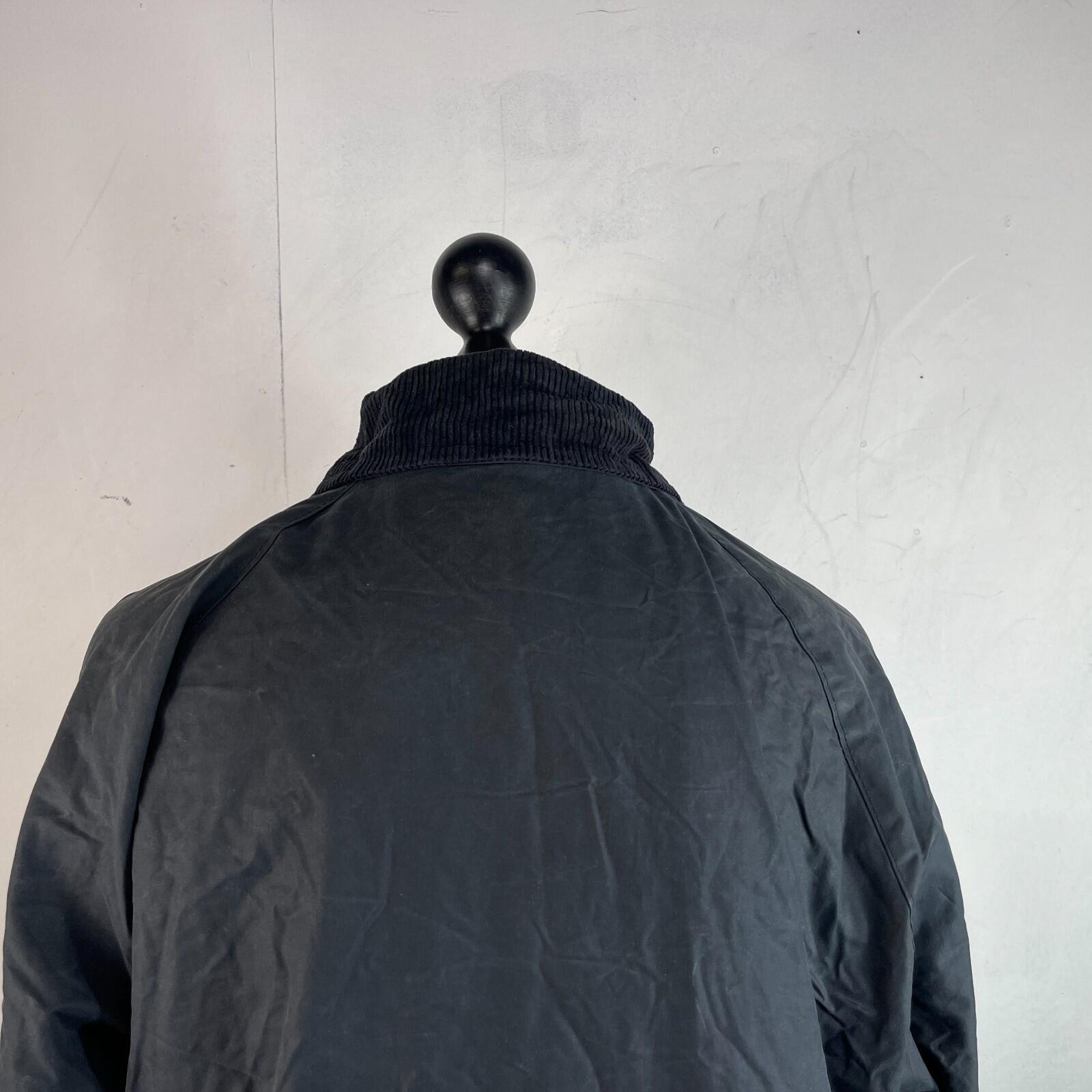 RAF Coats Wax Jacket in Black Mens size M Country Field Coat