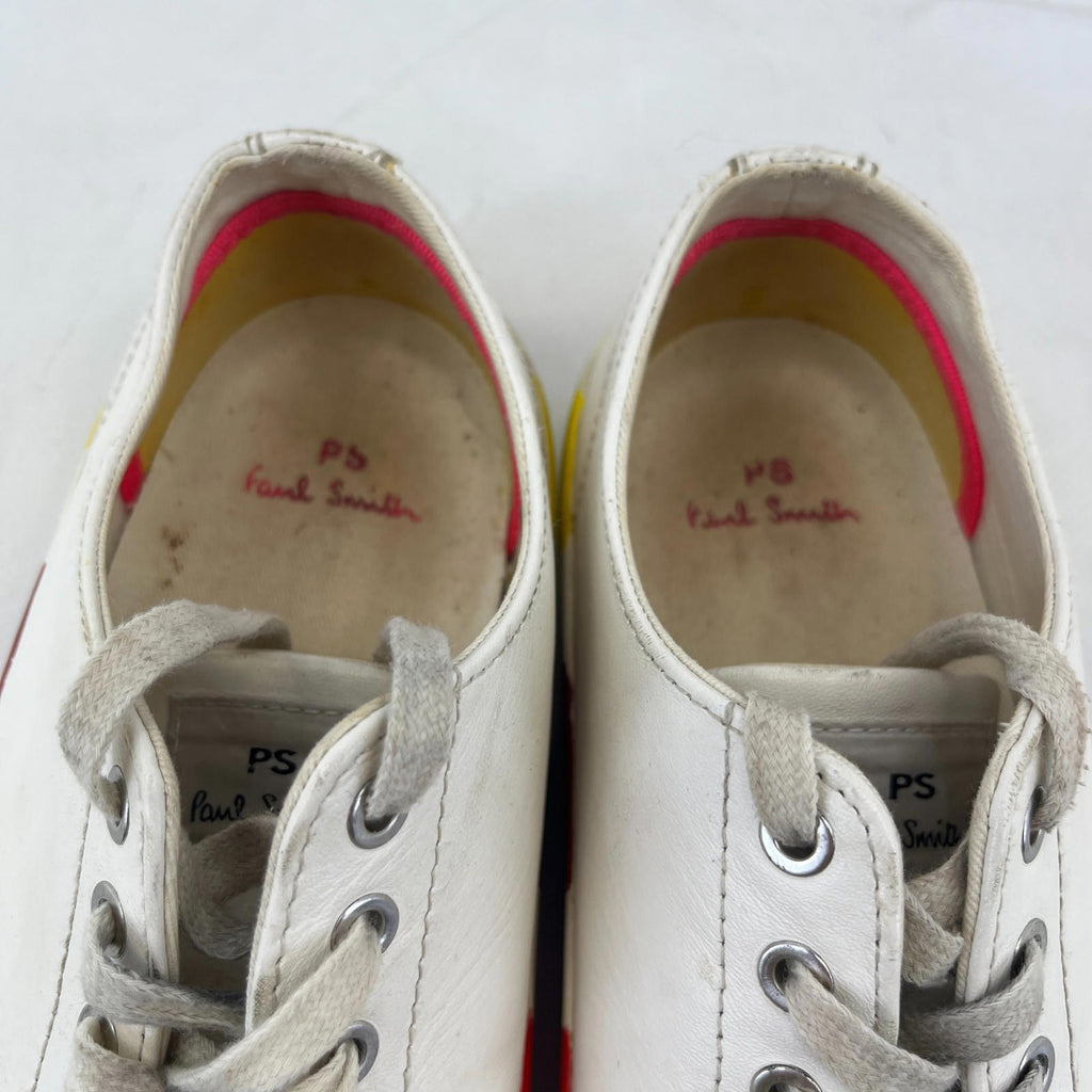 PS Paul Smith White Leather Trainers UK size 6.5 - EU 40