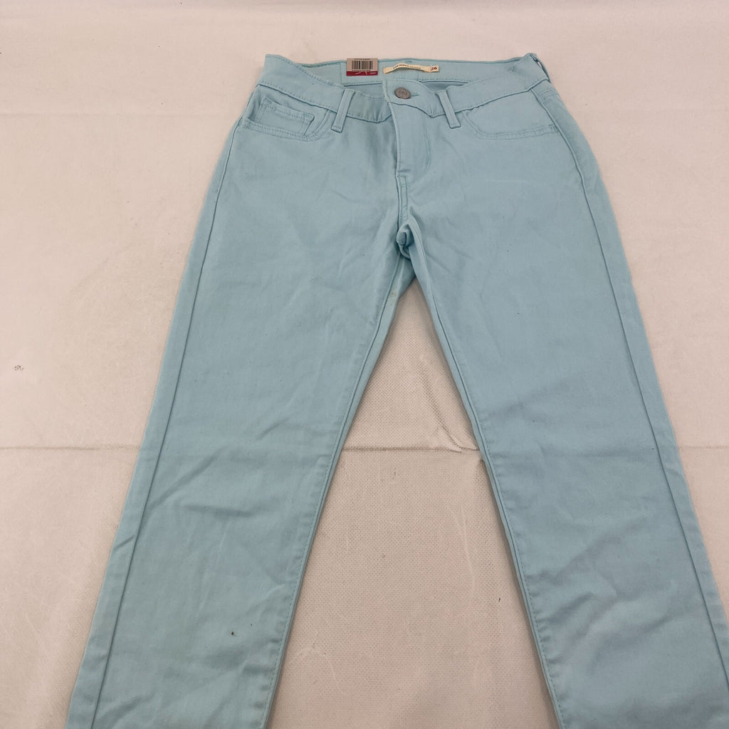 Levi's 710 Super Skinny Stretch Jeans in Baby Blue W26" L30" - See Details