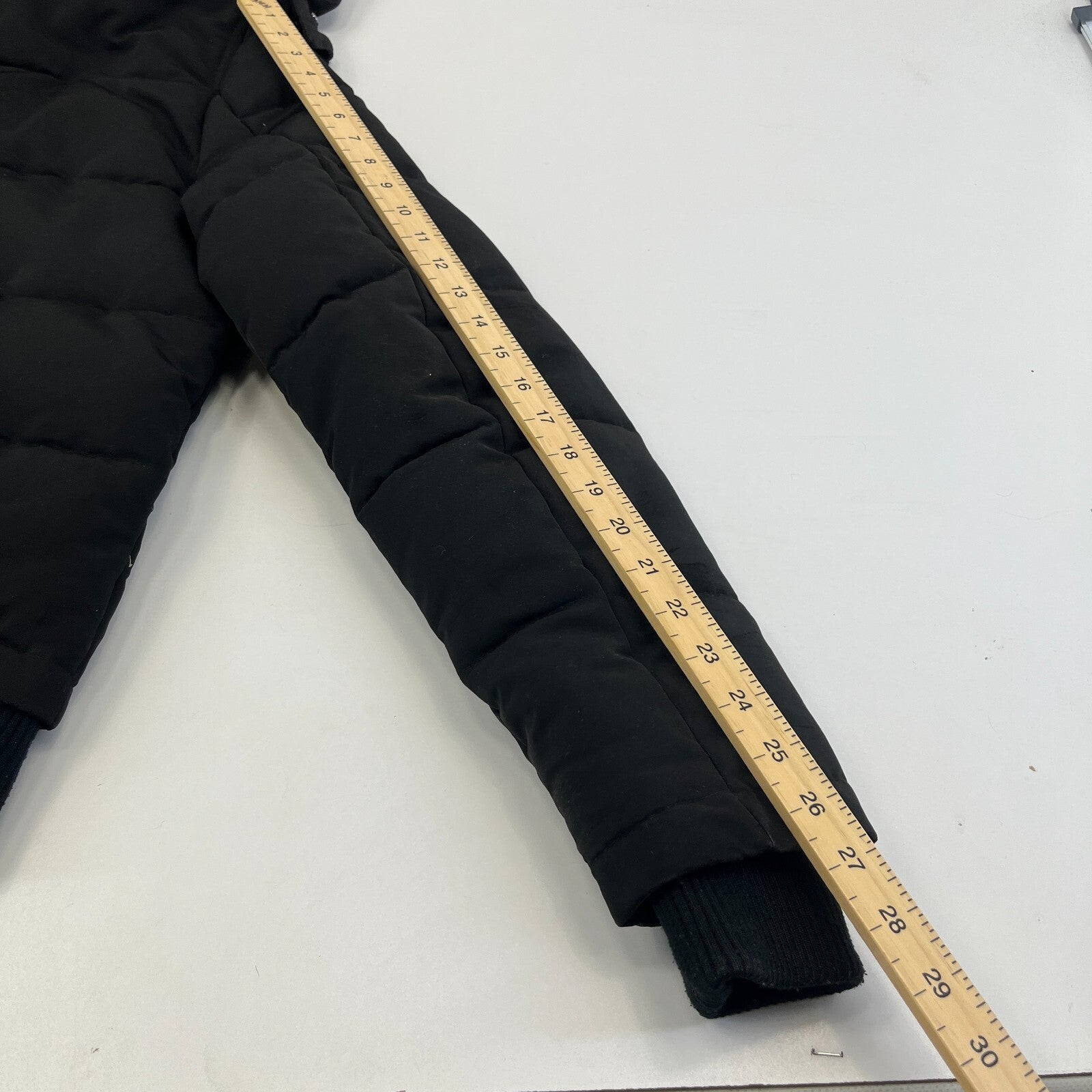 Superdry Everest Mountain Parka in Black with Hood UK Women's size 12
