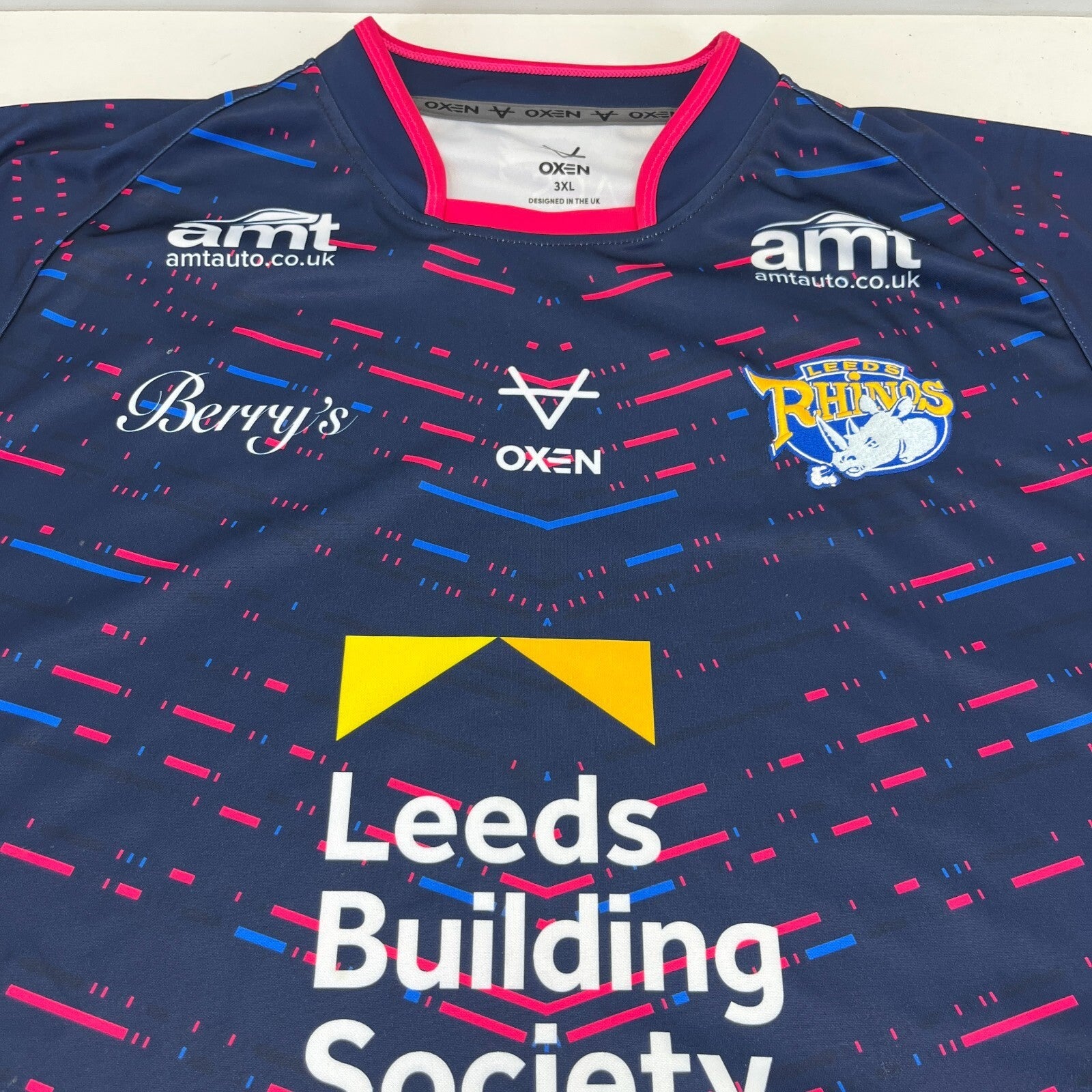 Oxen Leeds Rhinos Rugby Shirt Jersey 2024 Men's size 3XL