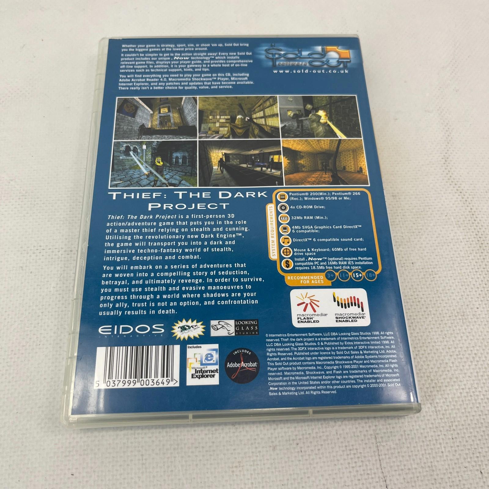 Thief - The Dark Project - PC CD-Rom - Eidos Video Game Studio