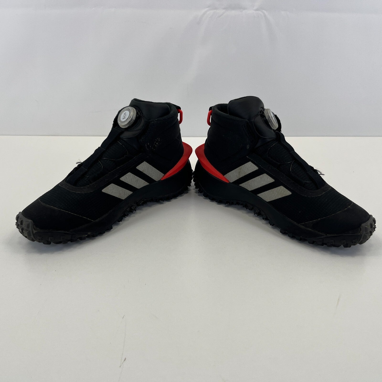 Adidas Fortatrail BOA High Top Trainers in Black & Red UK size 5 / EU 38