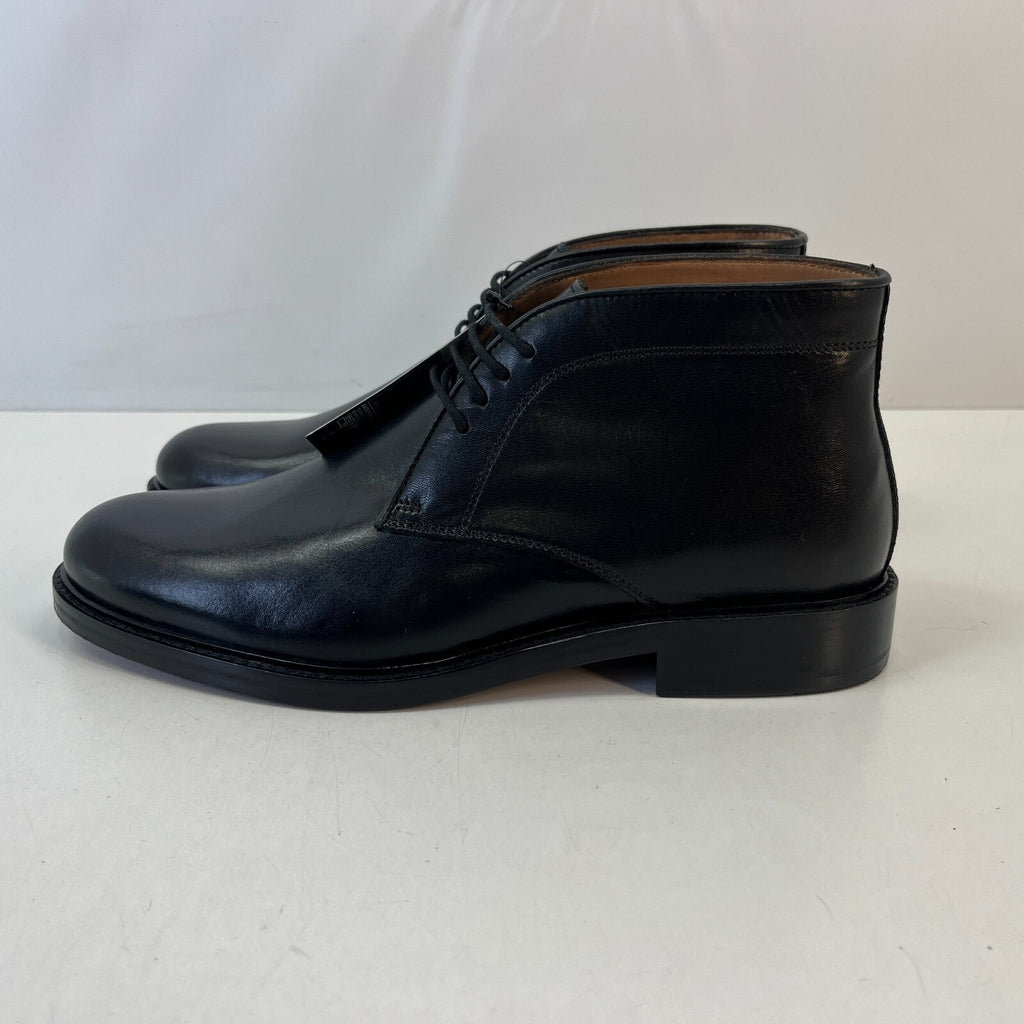 Marks and Spencer Sartorial Black Leather Smart Luxury Boots UK 6 RRP £120 - New