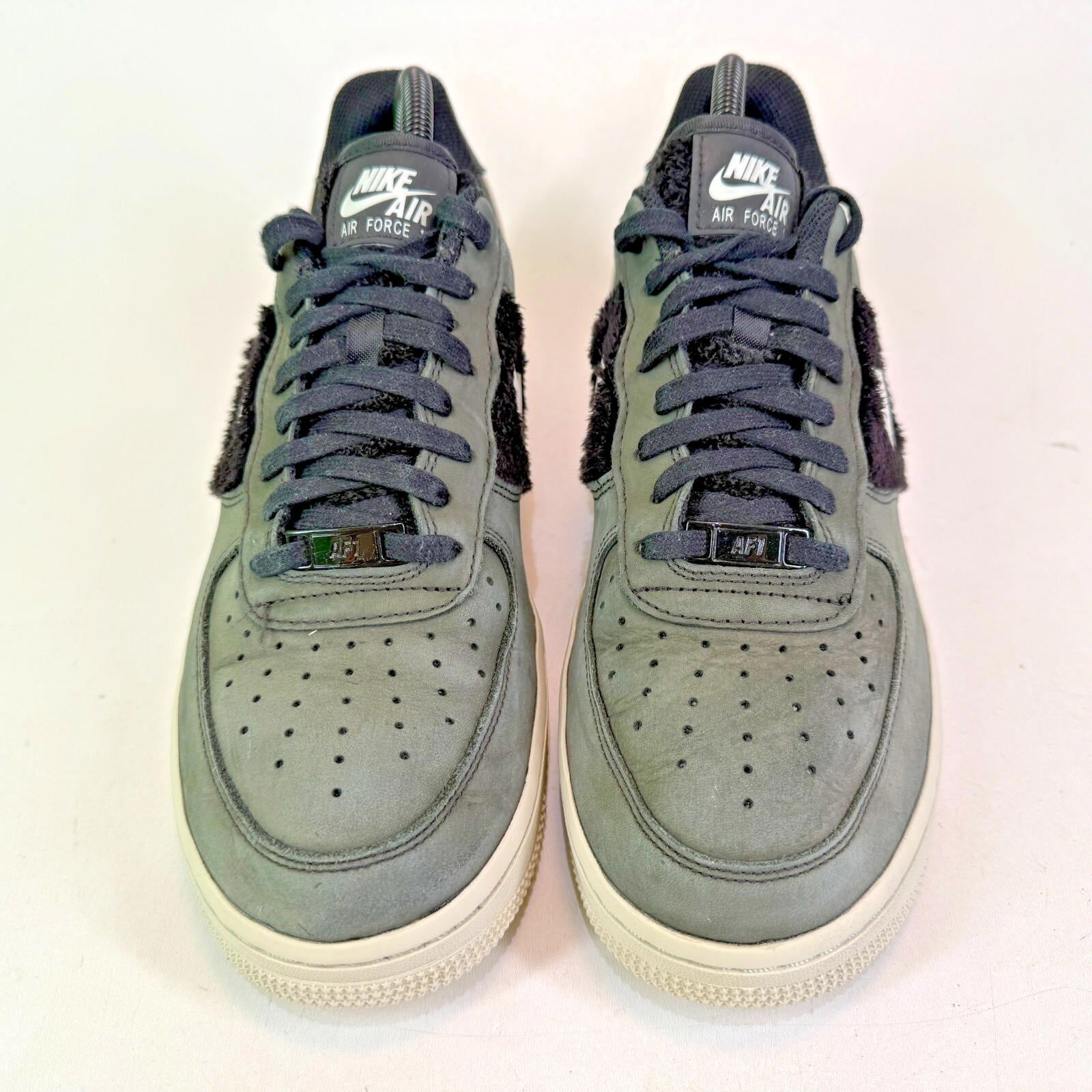 Nike Air Force 1 Low MEM 4 Grey & Black Fur/Bone - UK 6.5 EU 40.5 - DO6714-001