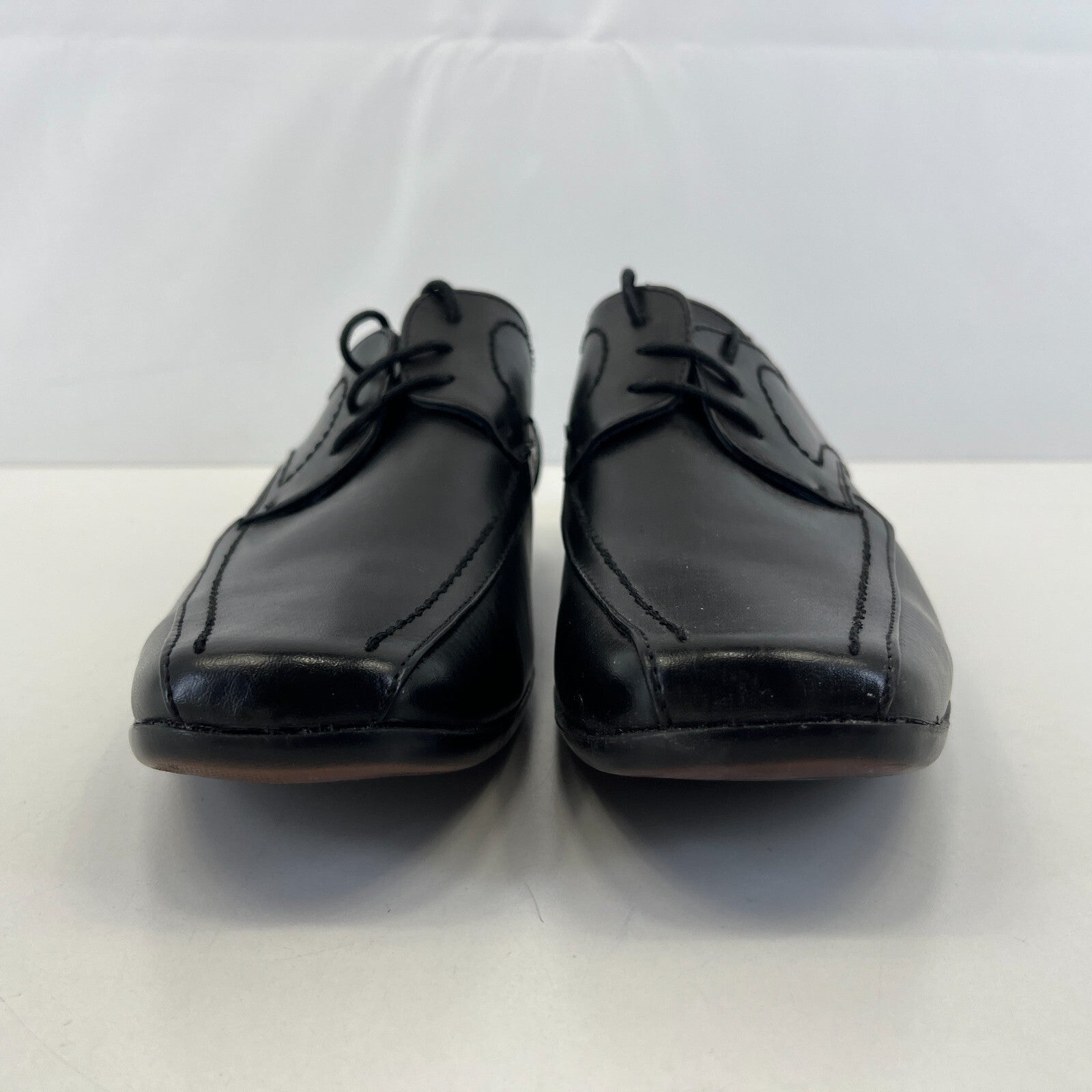 Giorgio Men's Leather Oxford Shoes in Black size 12 - New Formal Dress