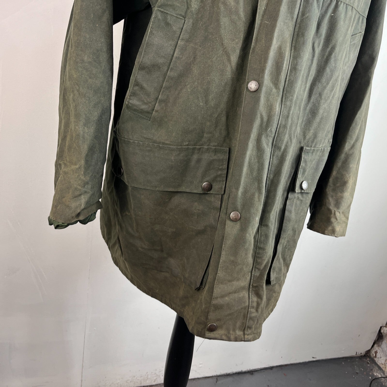 Kenrick Quality Green Wax Jacket UK XL Dog Walking Hunting Shooting Countrywear