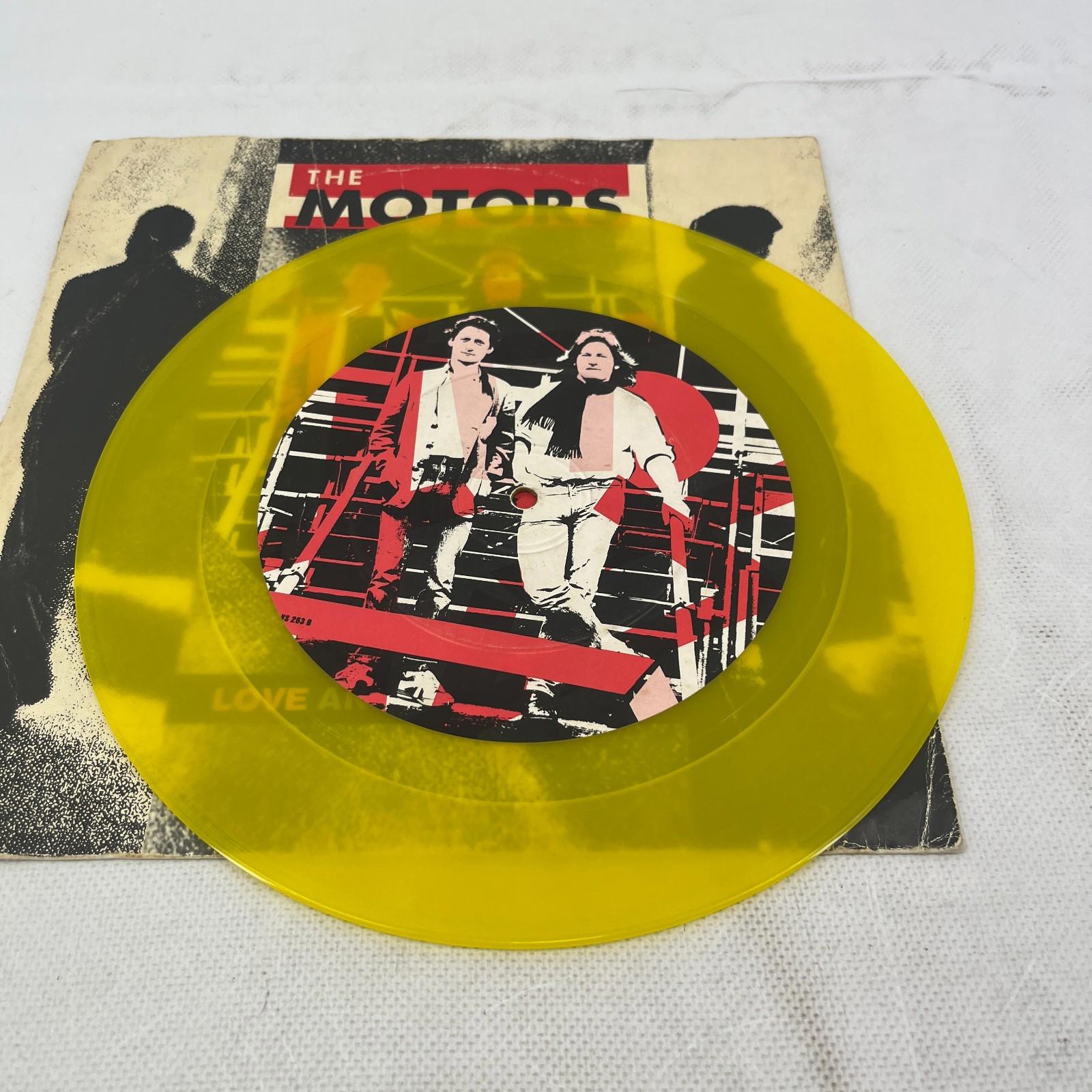 The Motors - Love and Loneliness Limited Edition 10" Yellow Vinyl Record