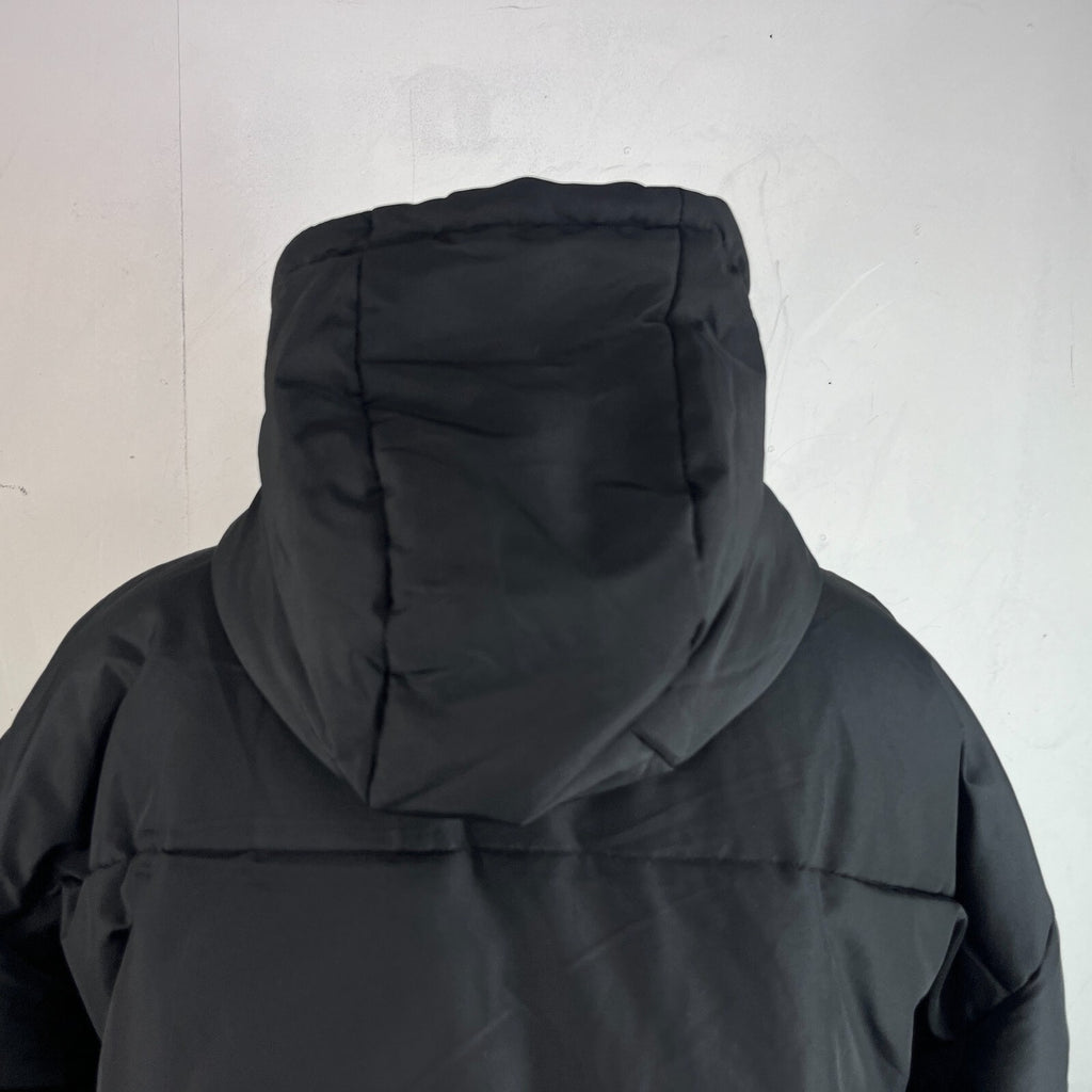 Ellesse Womens Hooded Quilted Padded Puffer Jacket in Black UK 16 - Near Mint